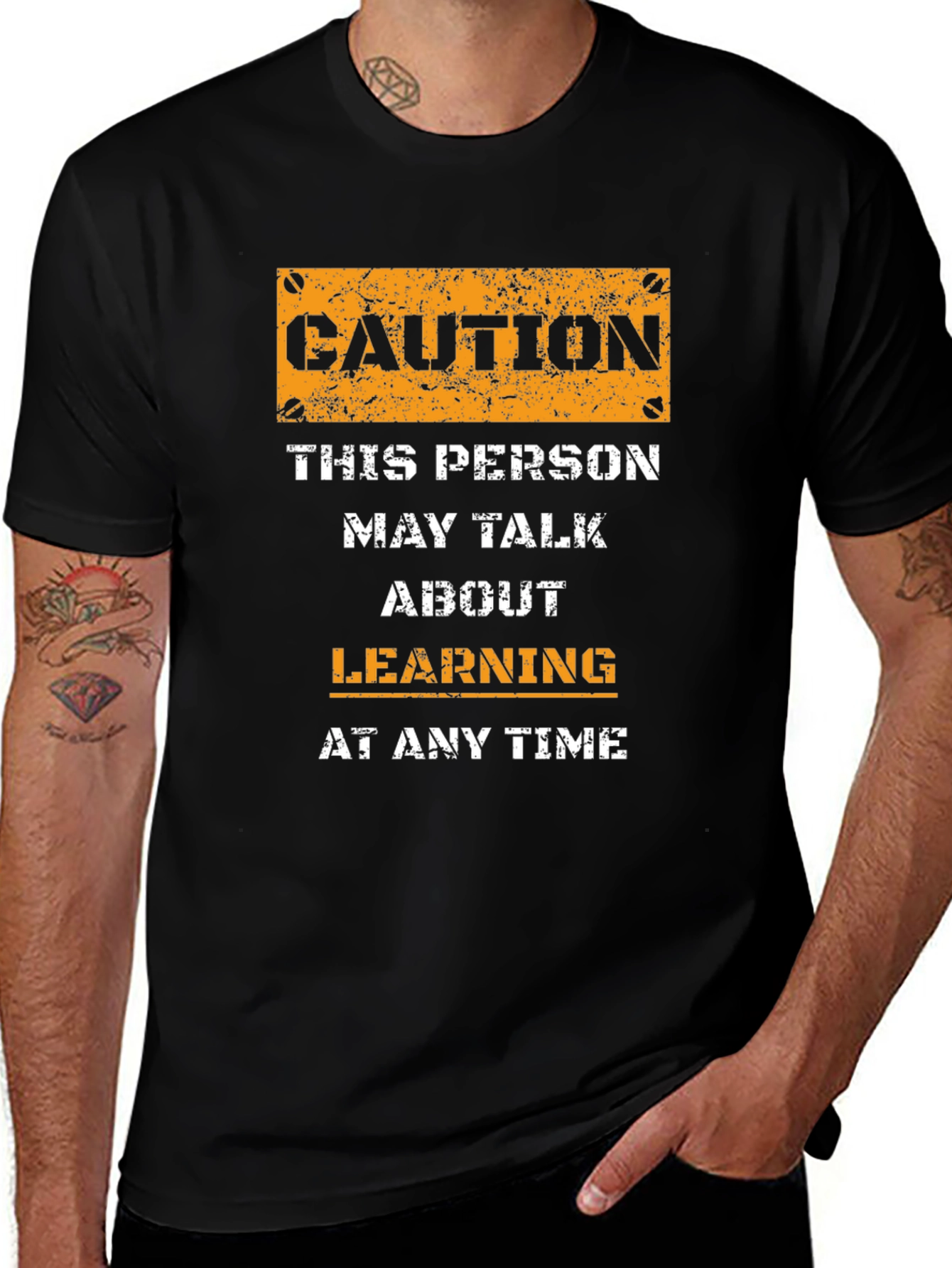 Caution: Learning Conversation T-Shirt