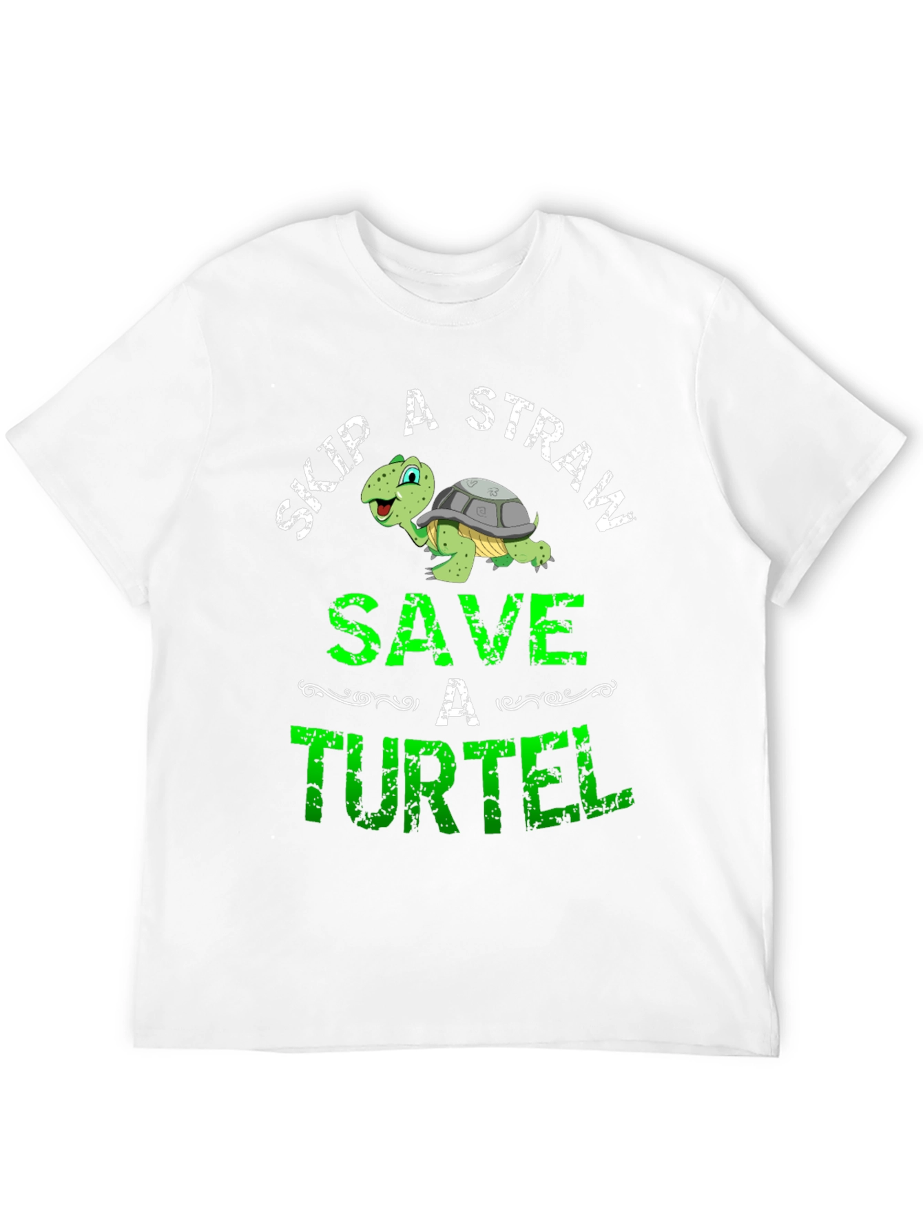 Skip a Straw Save a Turtel T-Shirt