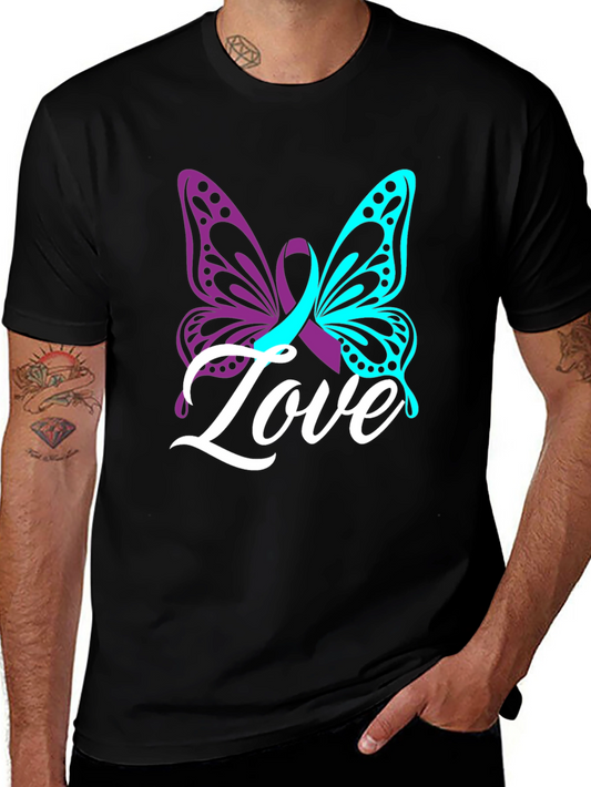 Butterfly Ribbon Love T-Shirt