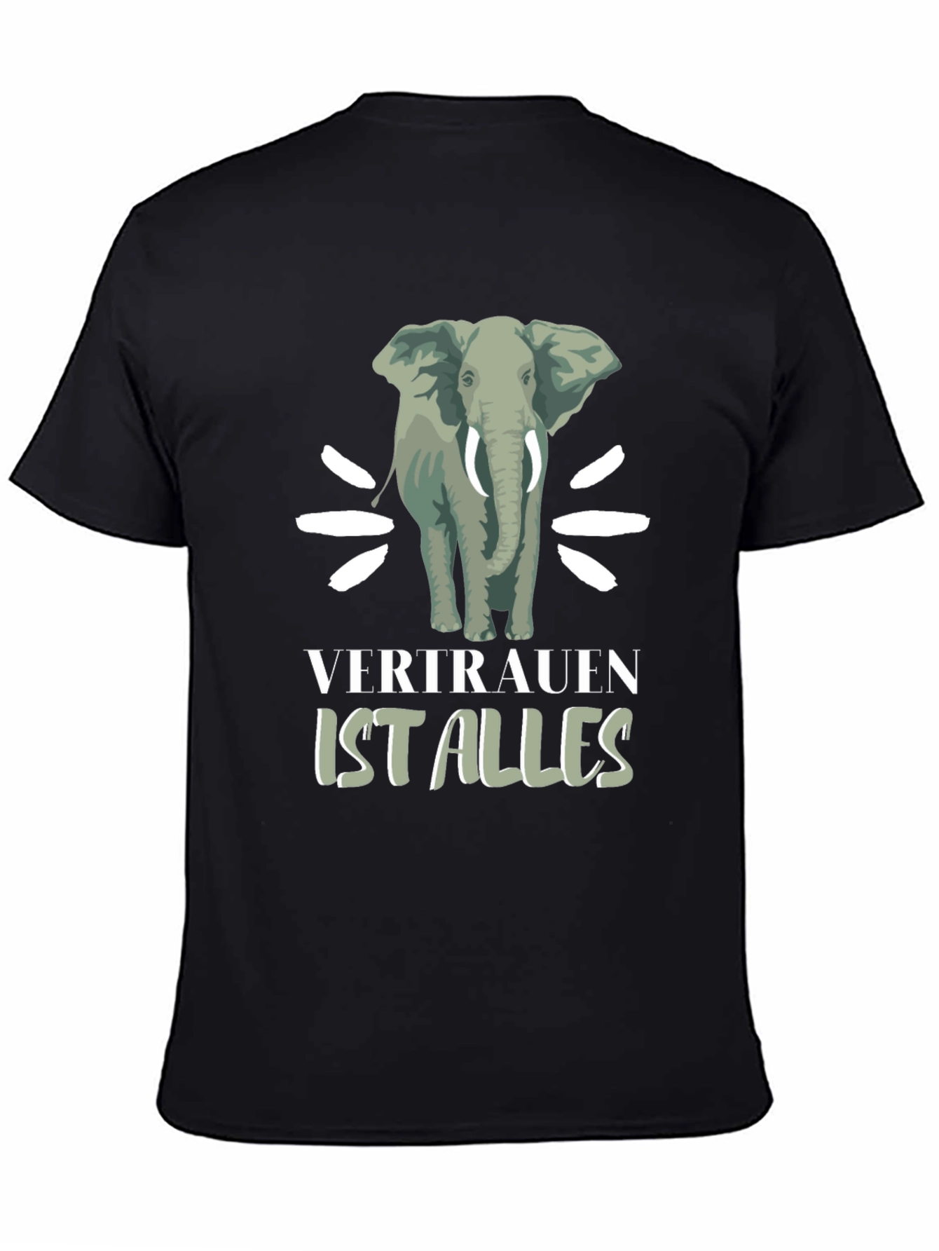 Elephant Graphic Tee - Vertrauen Ist Alles