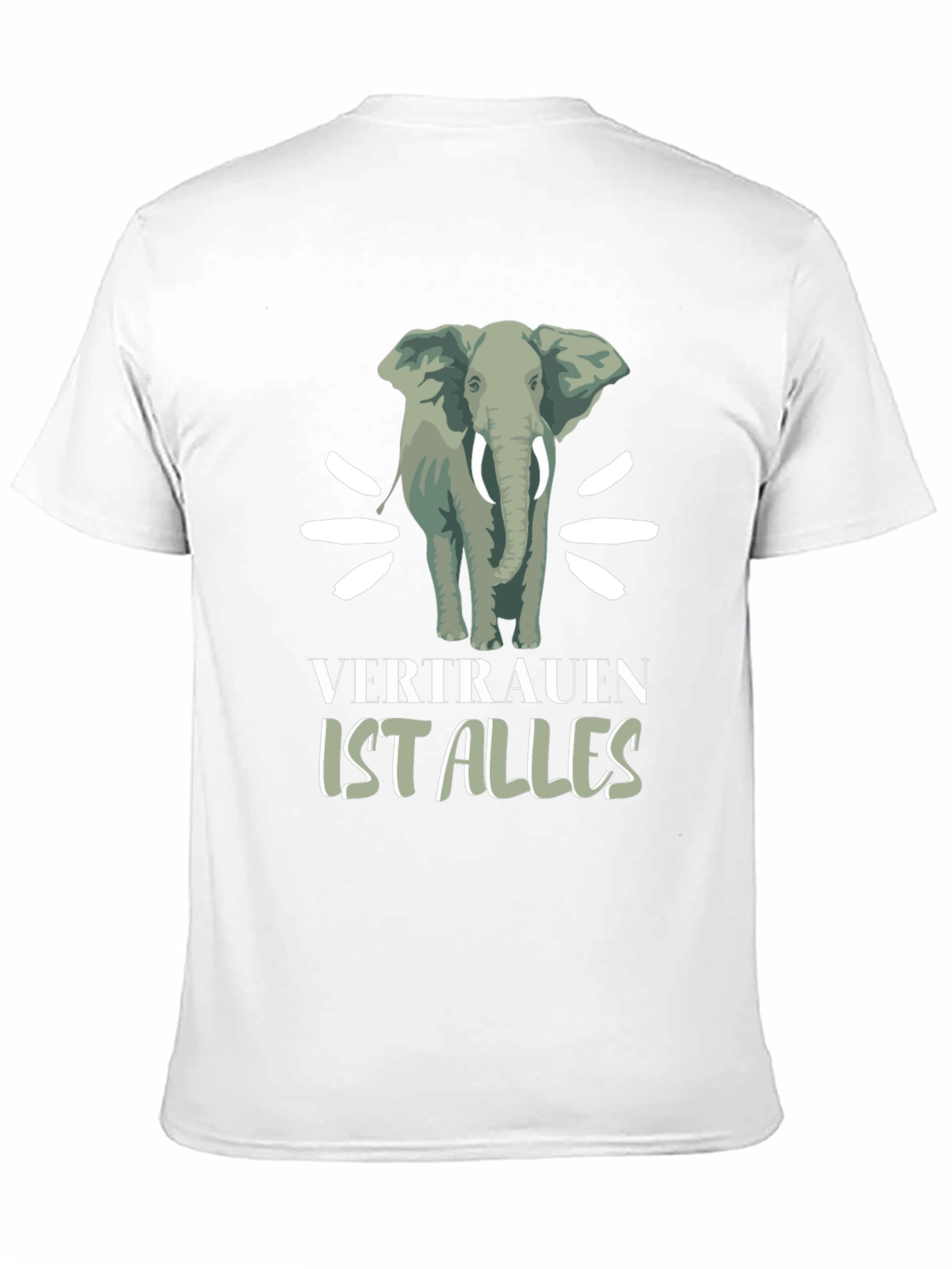 Elephant Graphic Tee - Vertrauen Ist Alles