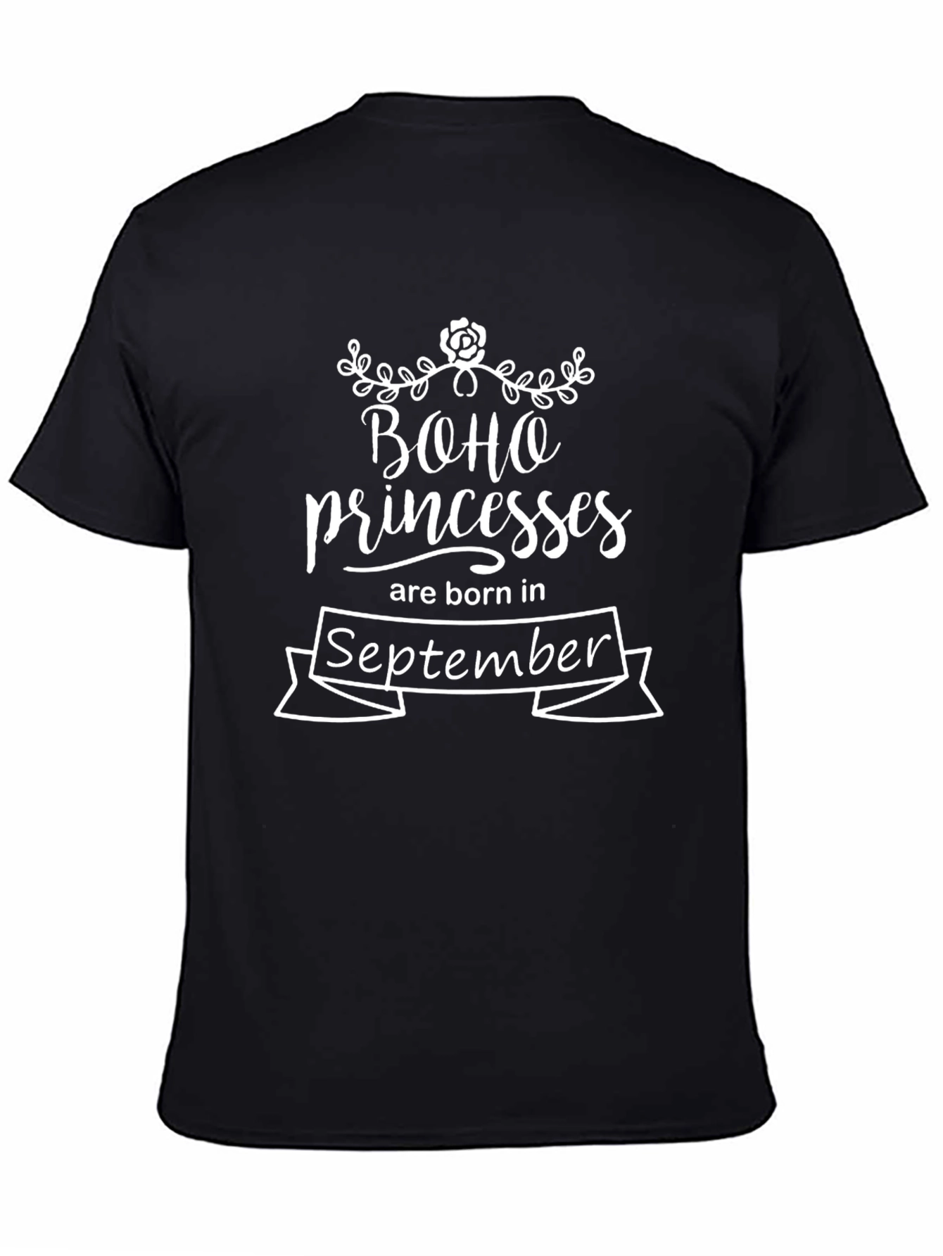 Boho Princess September Birthday T-Shirt