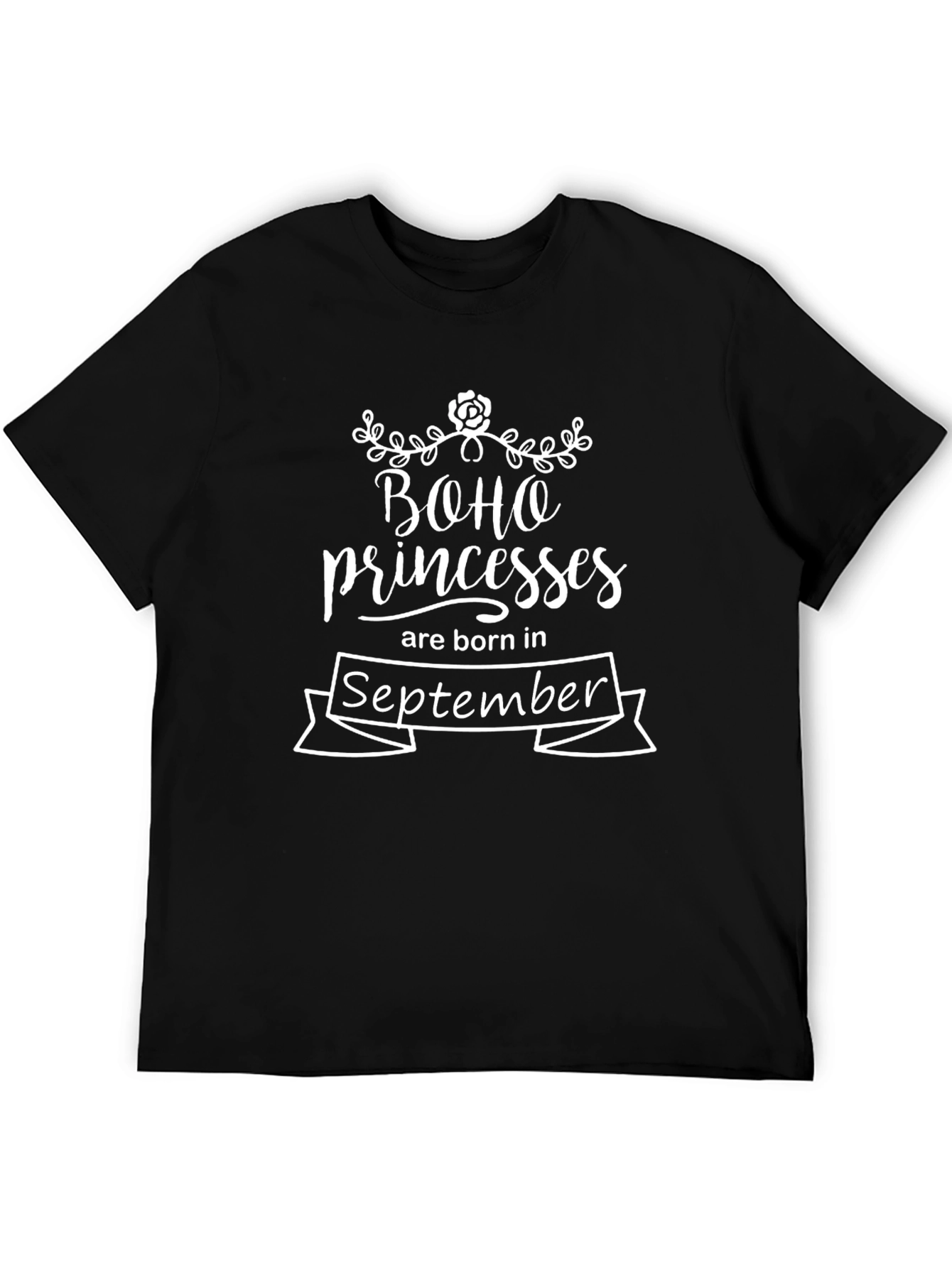 Boho Princess September Birthday T-Shirt