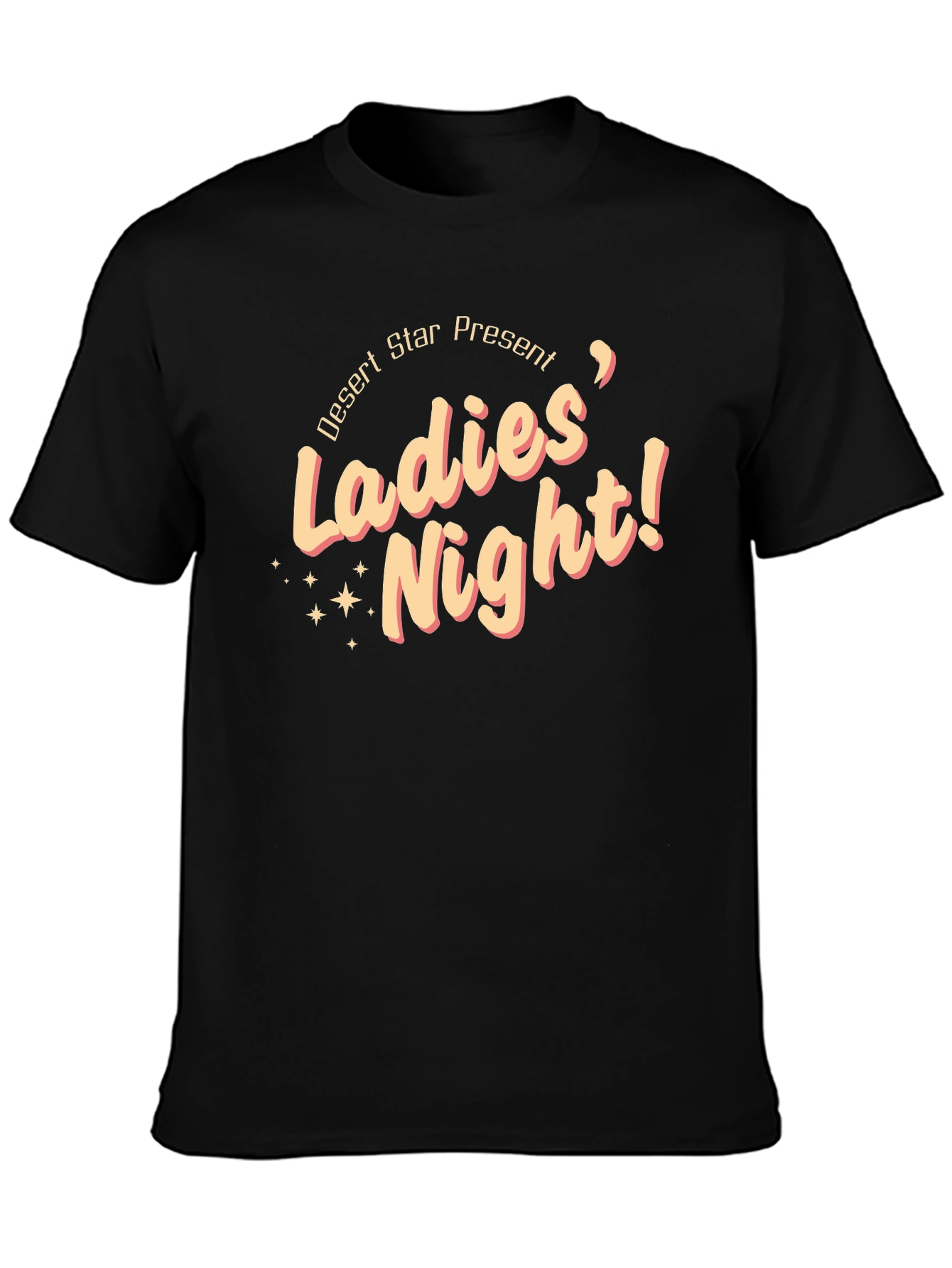 Desert Star Ladies Night Black T-Shirt