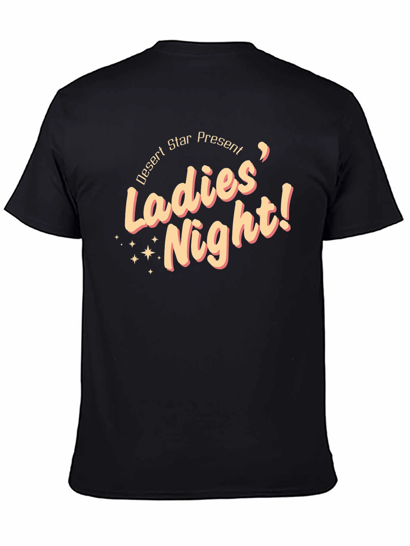 Desert Star Ladies Night Black T-Shirt