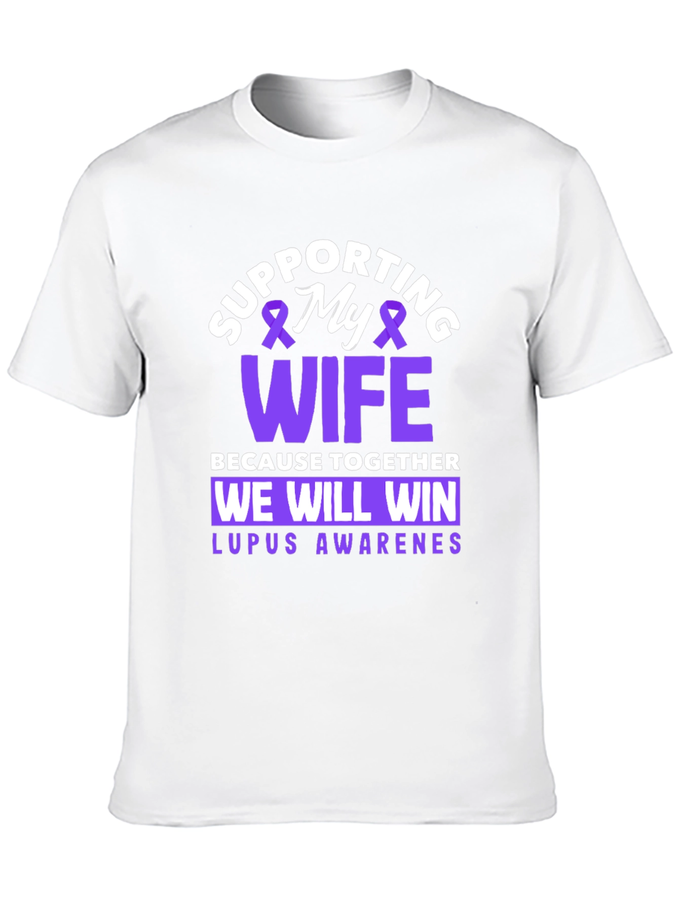 Supporting My Wife Lupus Awareness T-Shirt