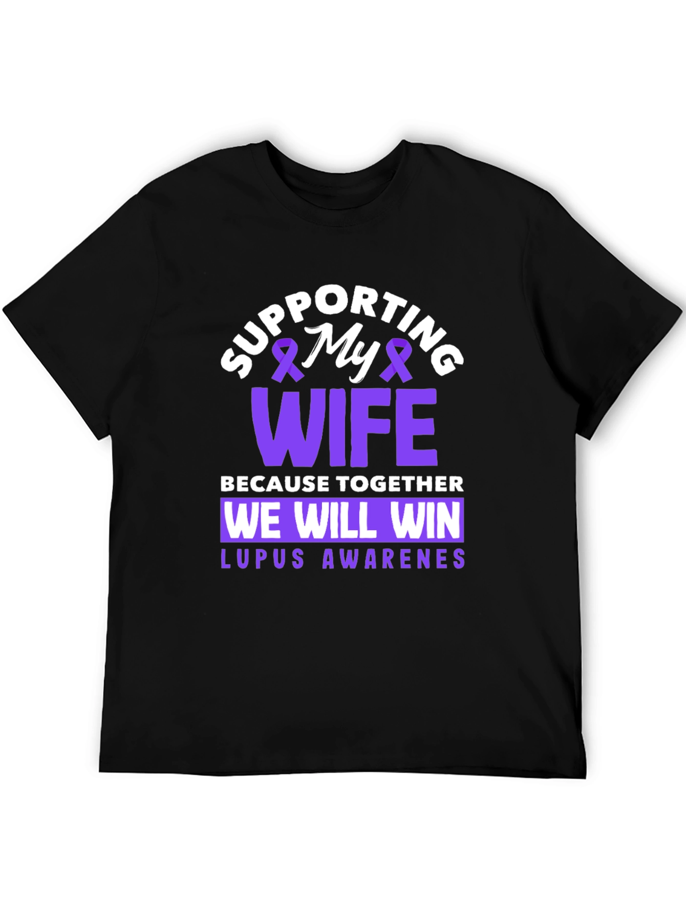 Supporting My Wife Lupus Awareness T-Shirt