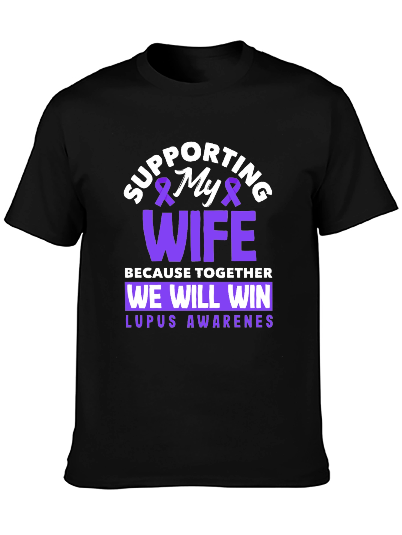 Supporting My Wife Lupus Awareness T-Shirt