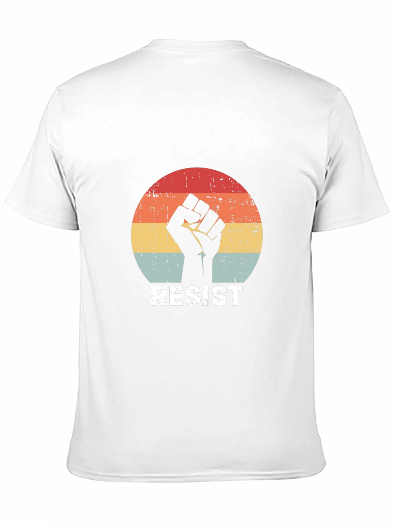 Resist Fist Graphic Tee - Retro Style Activism Shirt