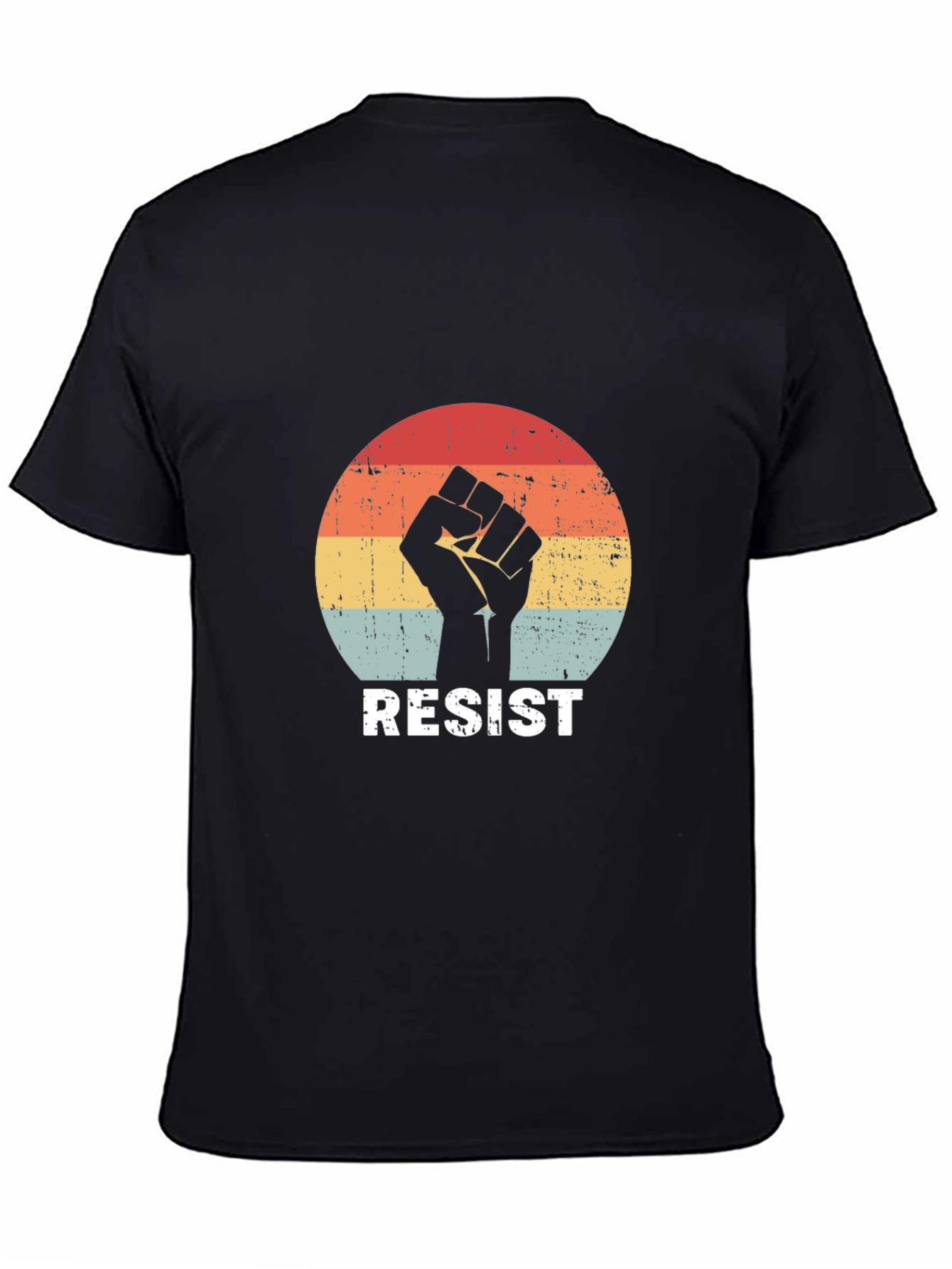 Resist Fist Graphic Tee - Retro Style Activism Shirt