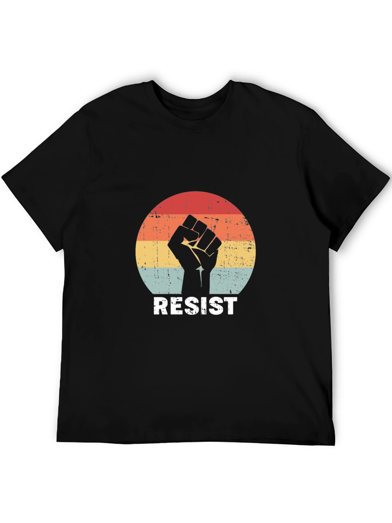Resist Fist Graphic Tee - Retro Style Activism Shirt