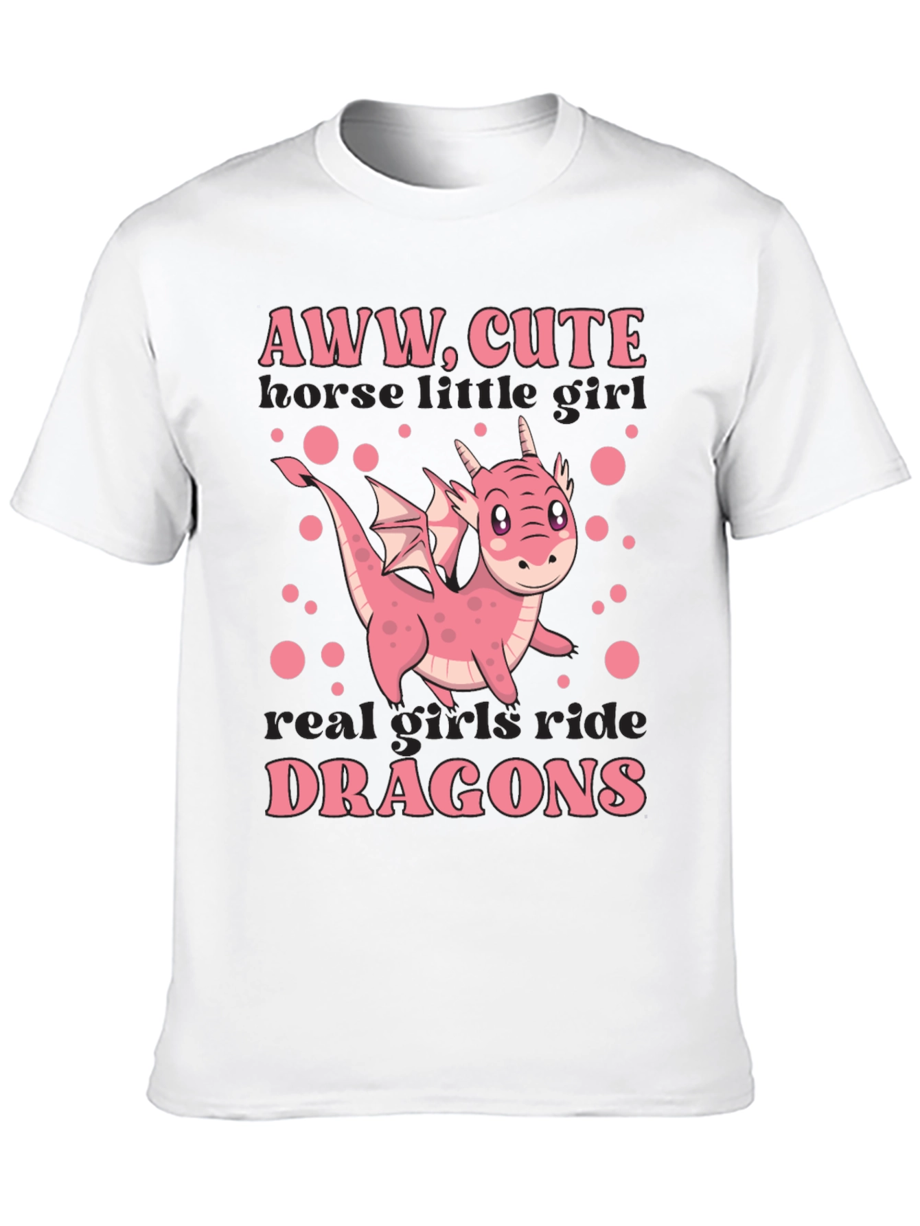 Aww Cute Dragon Girls T-Shirt