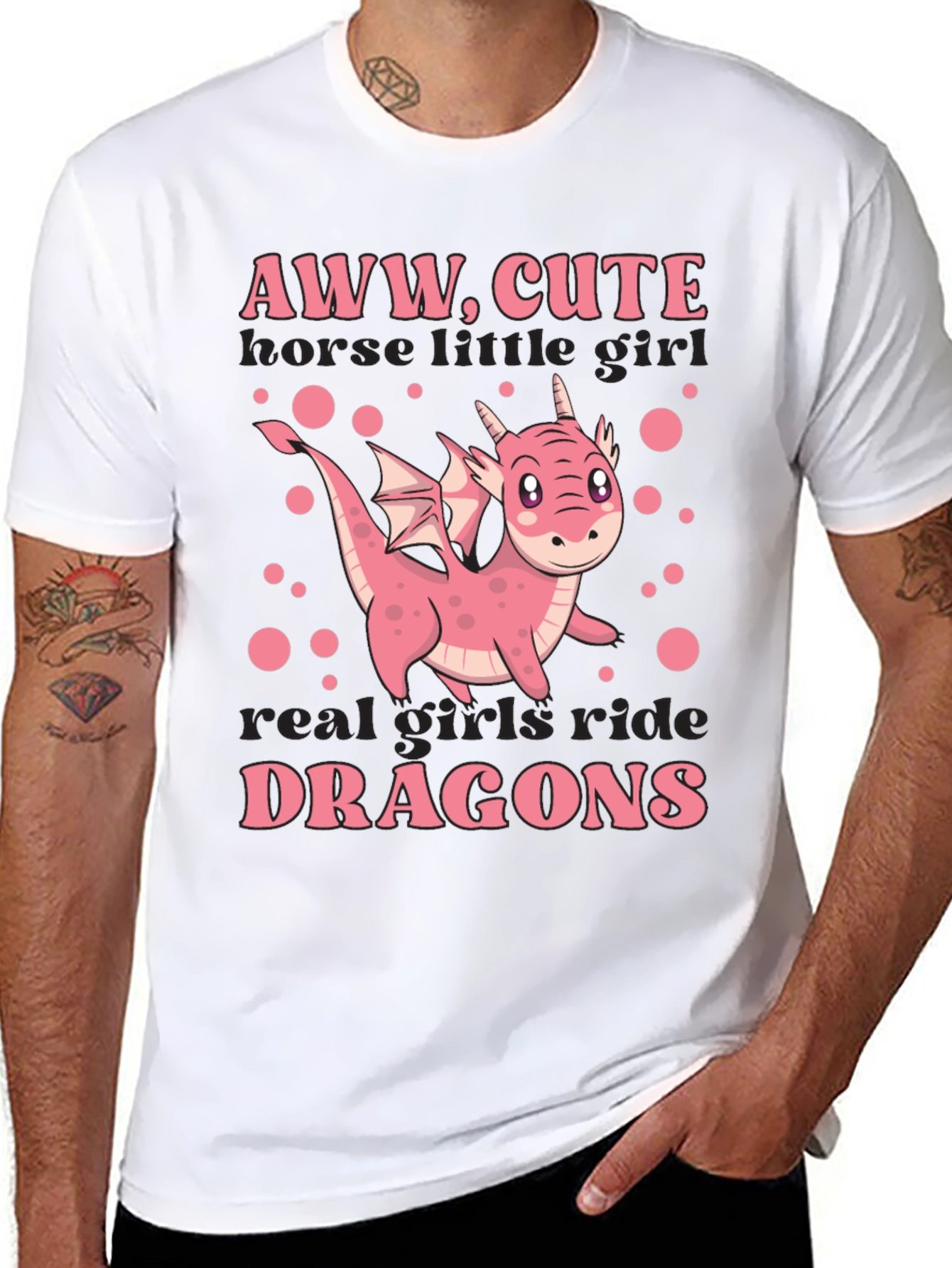 Aww Cute Dragon Girls T-Shirt
