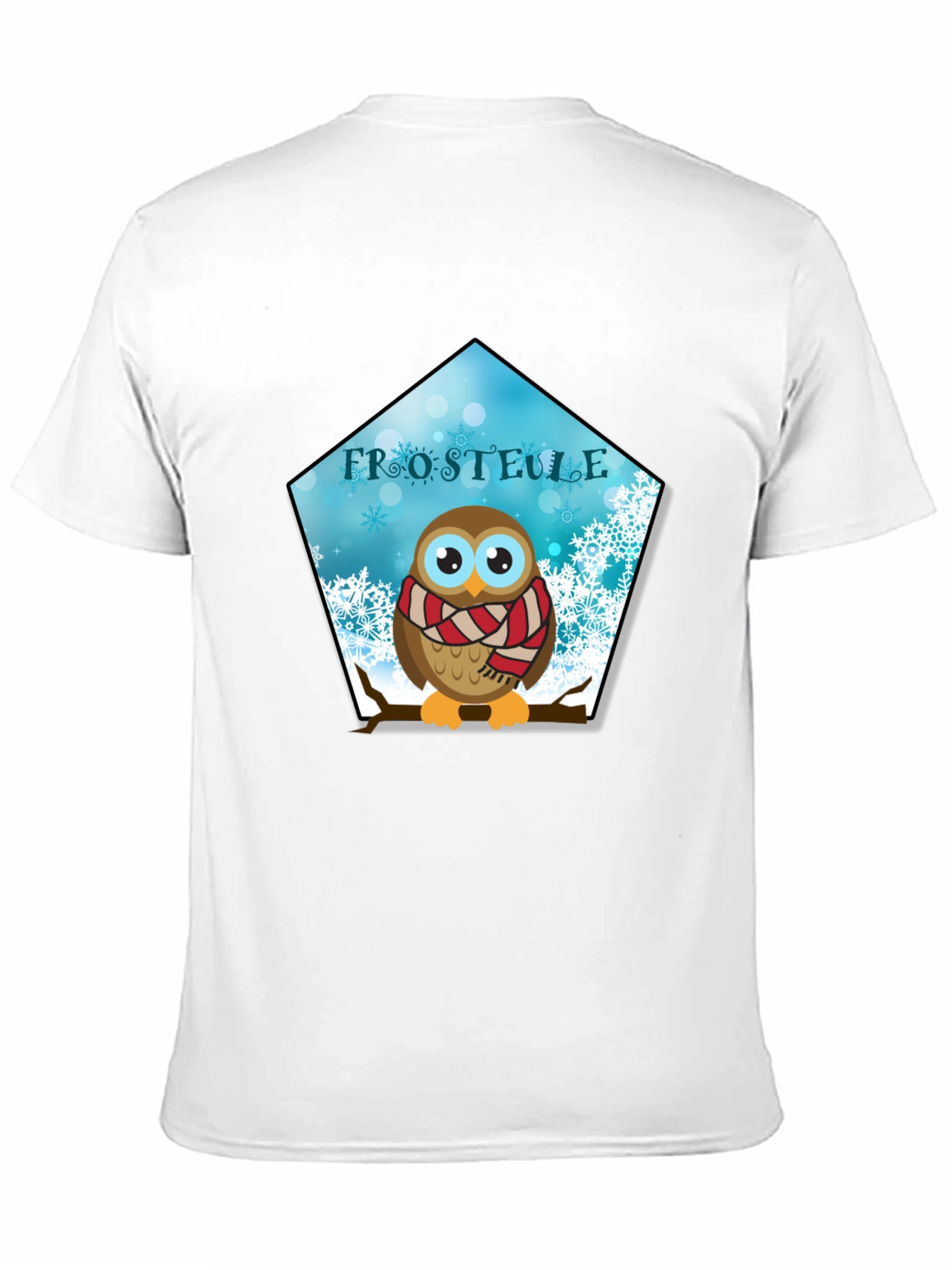 Winter Owl Graphic Tee - Frosteule Design