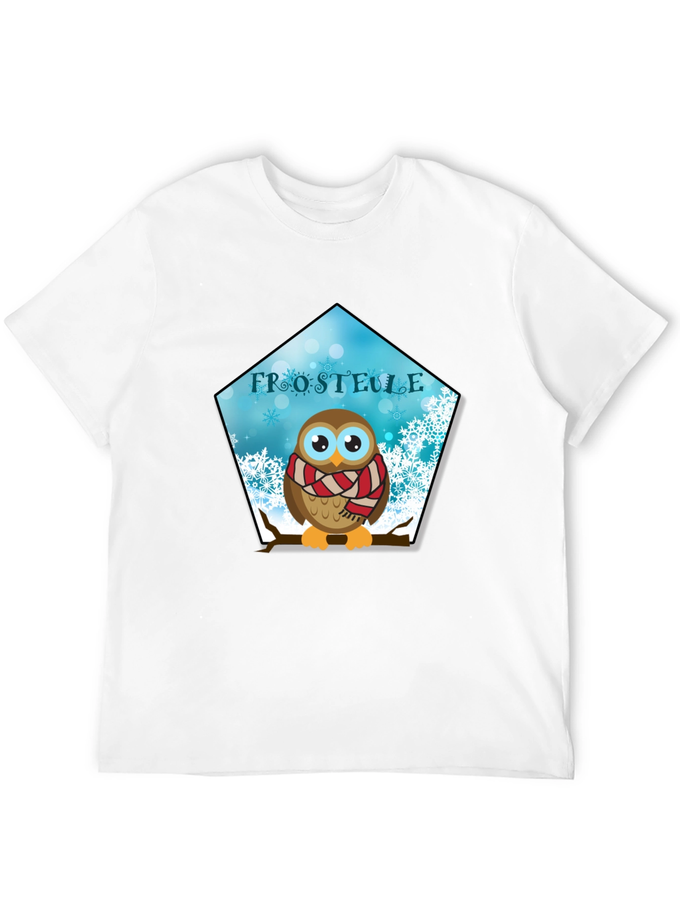 Winter Owl Graphic Tee - Frosteule Design