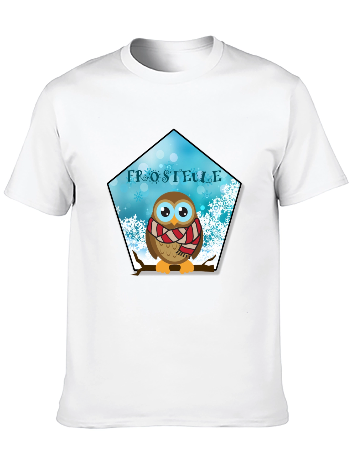 Winter Owl Graphic Tee - Frosteule Design