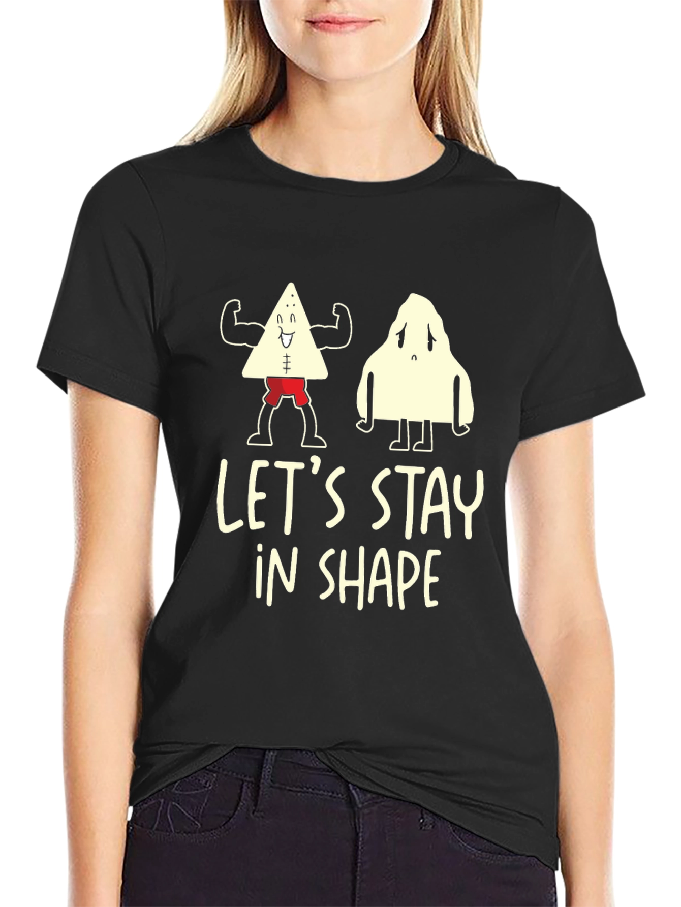 Stay In Shape Funny Graphic T-Shirt