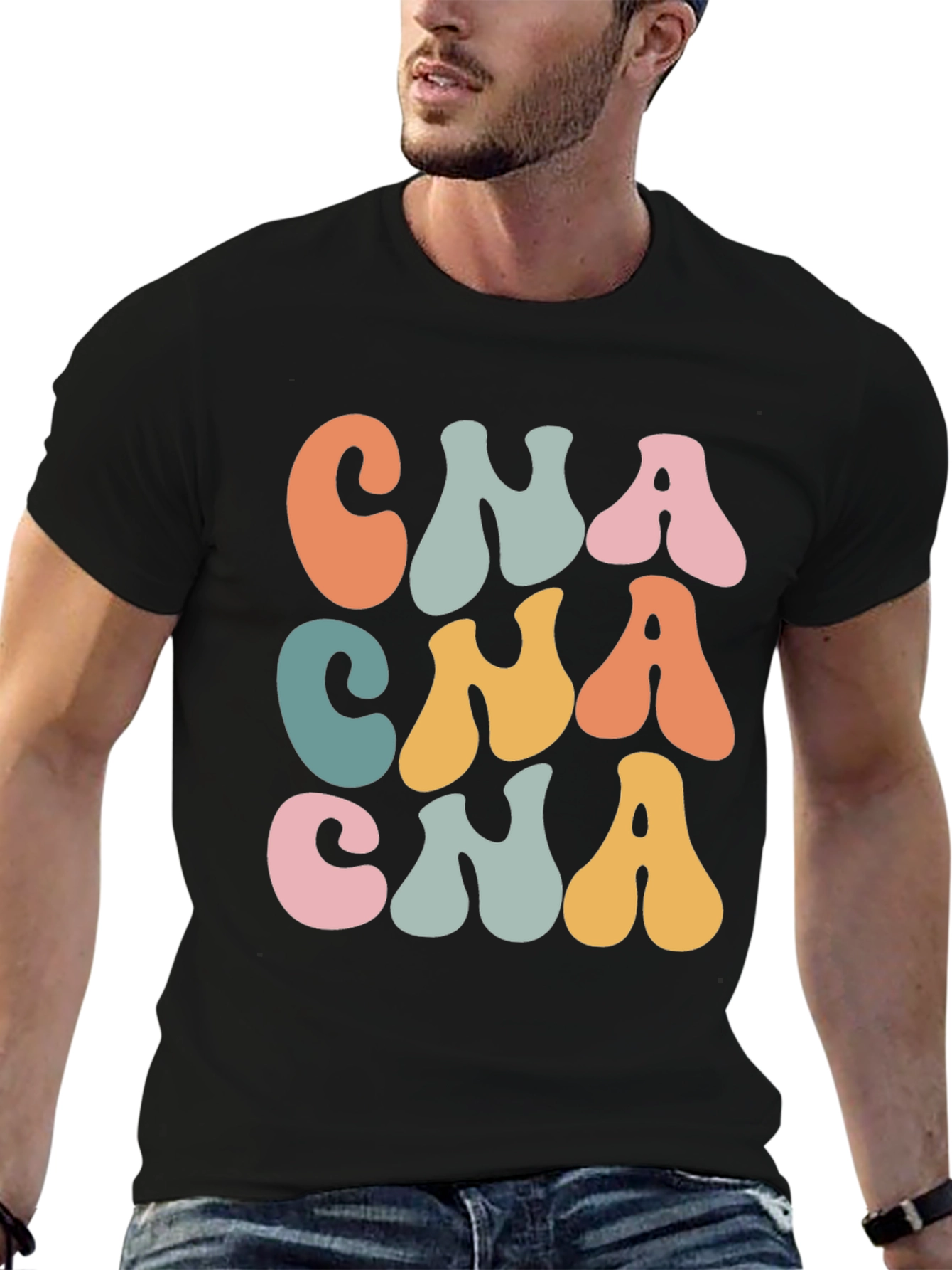 Retro CNA Graphic T-Shirt - Certified Nursing Assistant