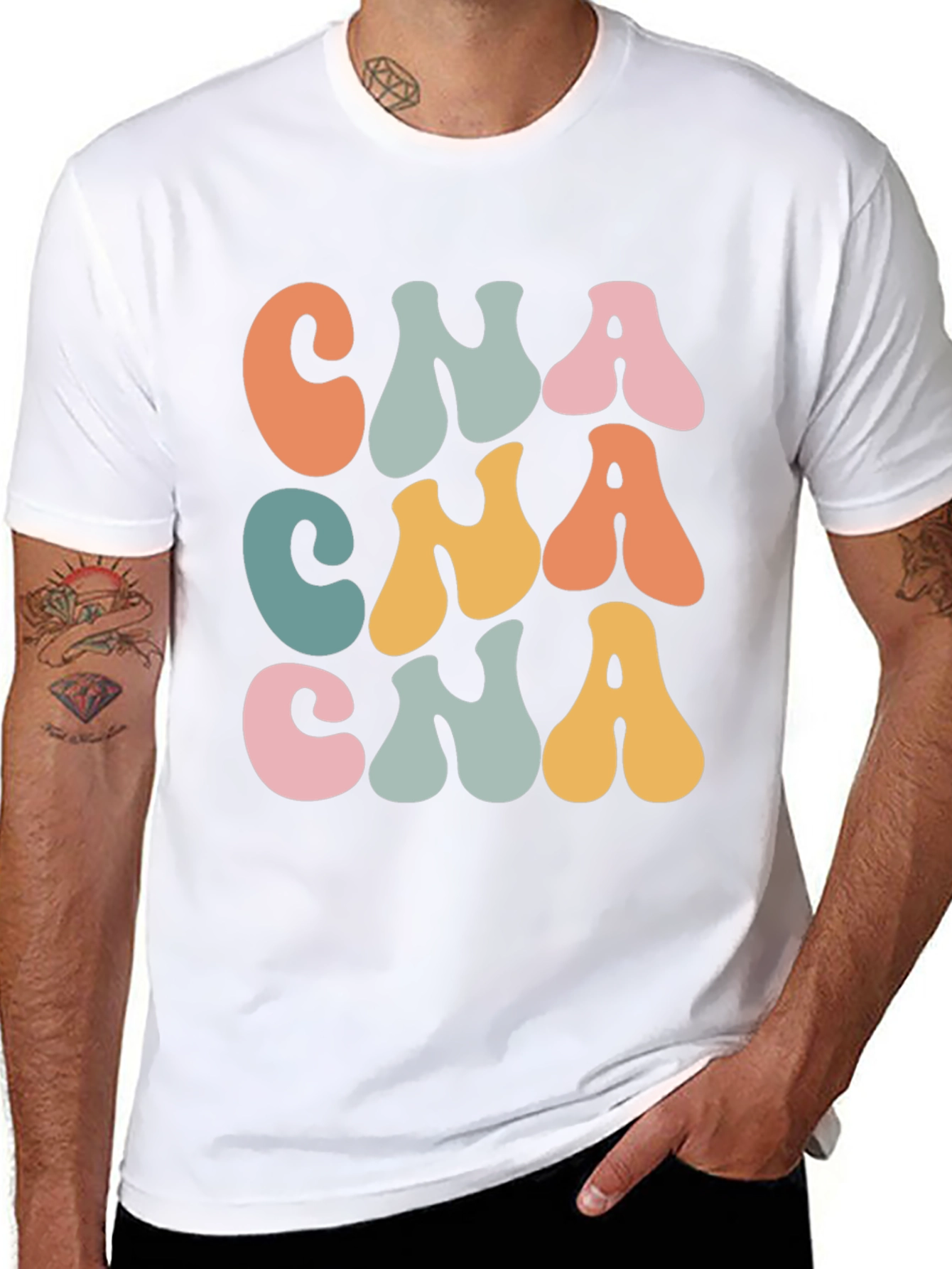 Retro CNA Graphic T-Shirt - Certified Nursing Assistant