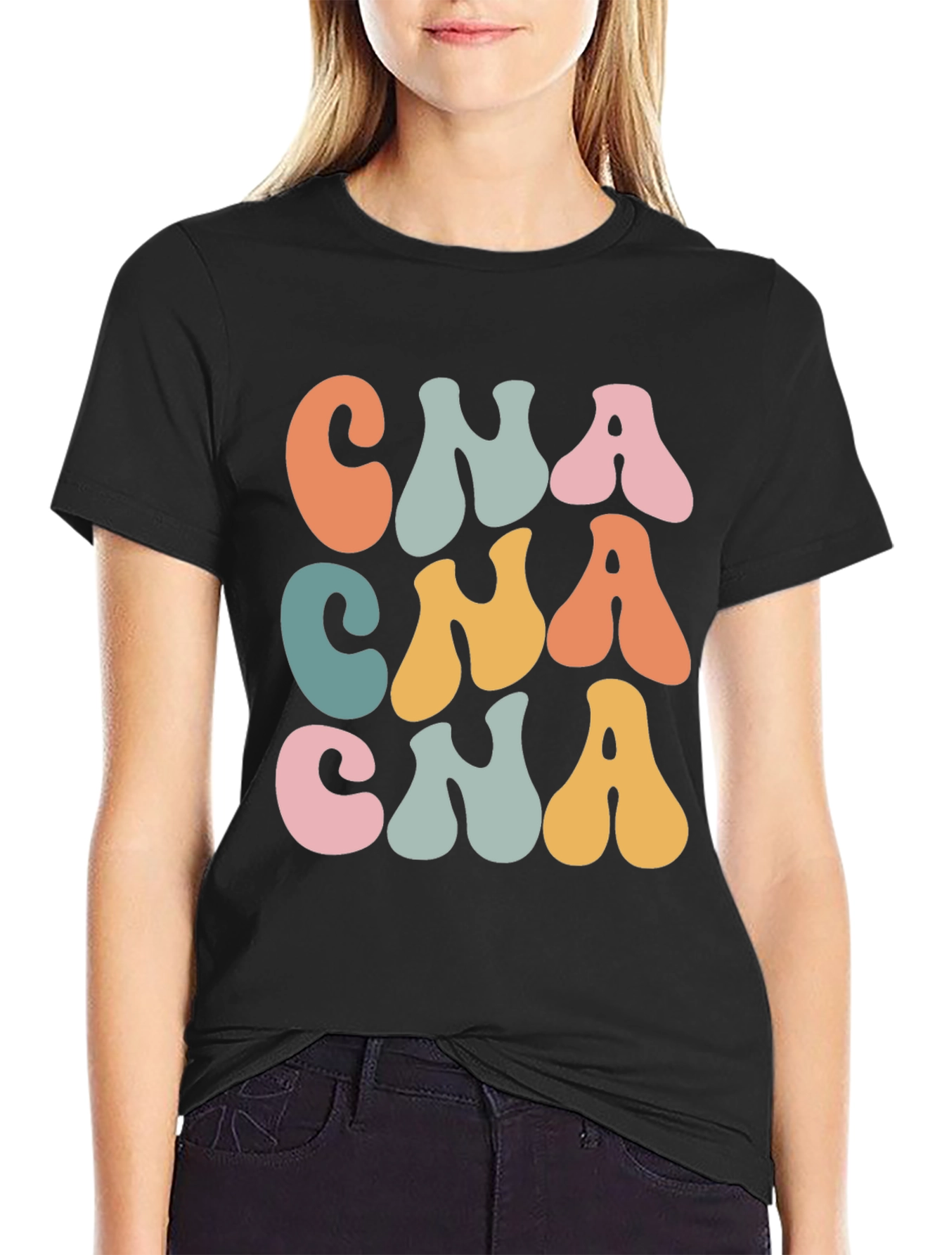 Retro CNA Graphic T-Shirt - Certified Nursing Assistant