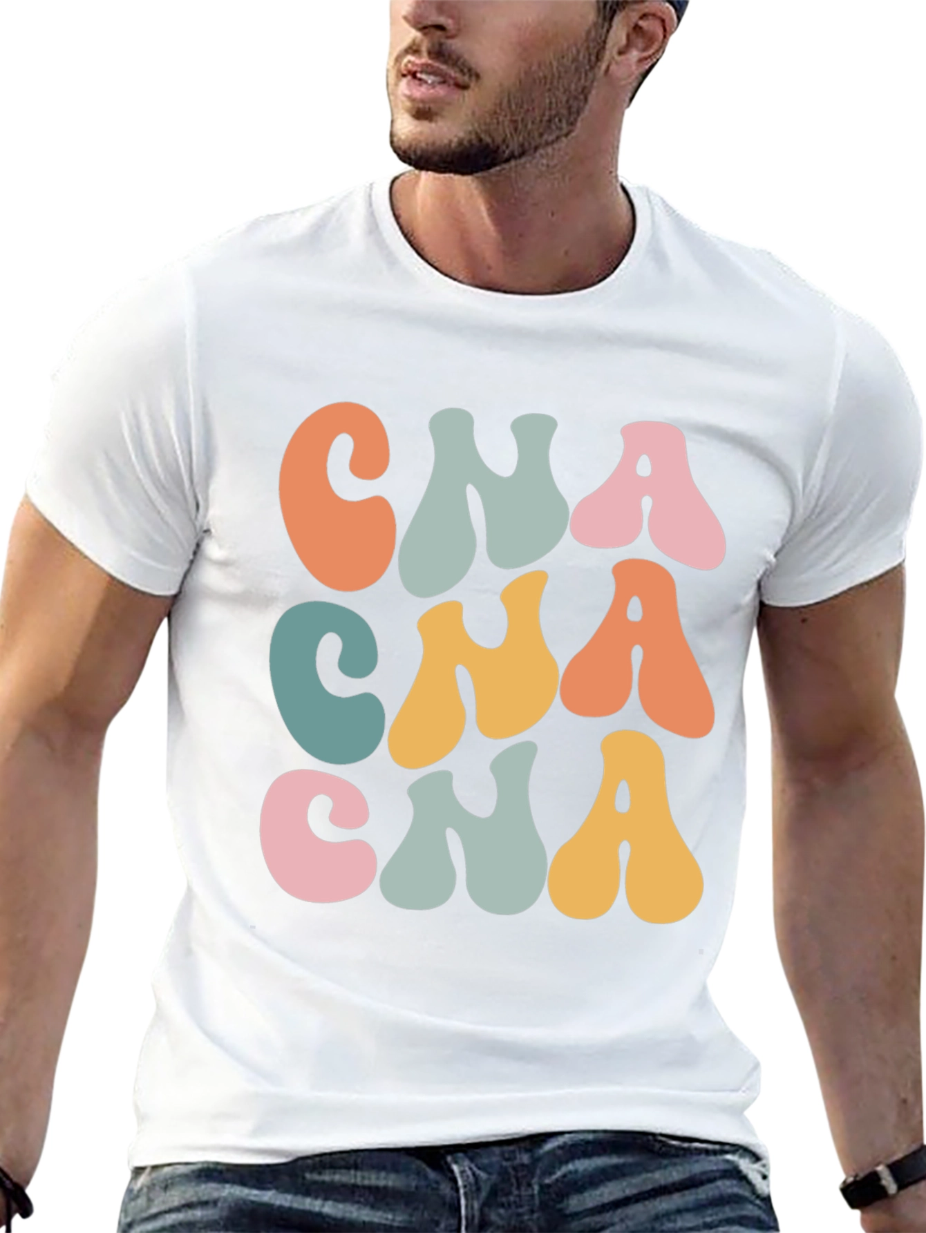 Retro CNA Graphic T-Shirt - Certified Nursing Assistant