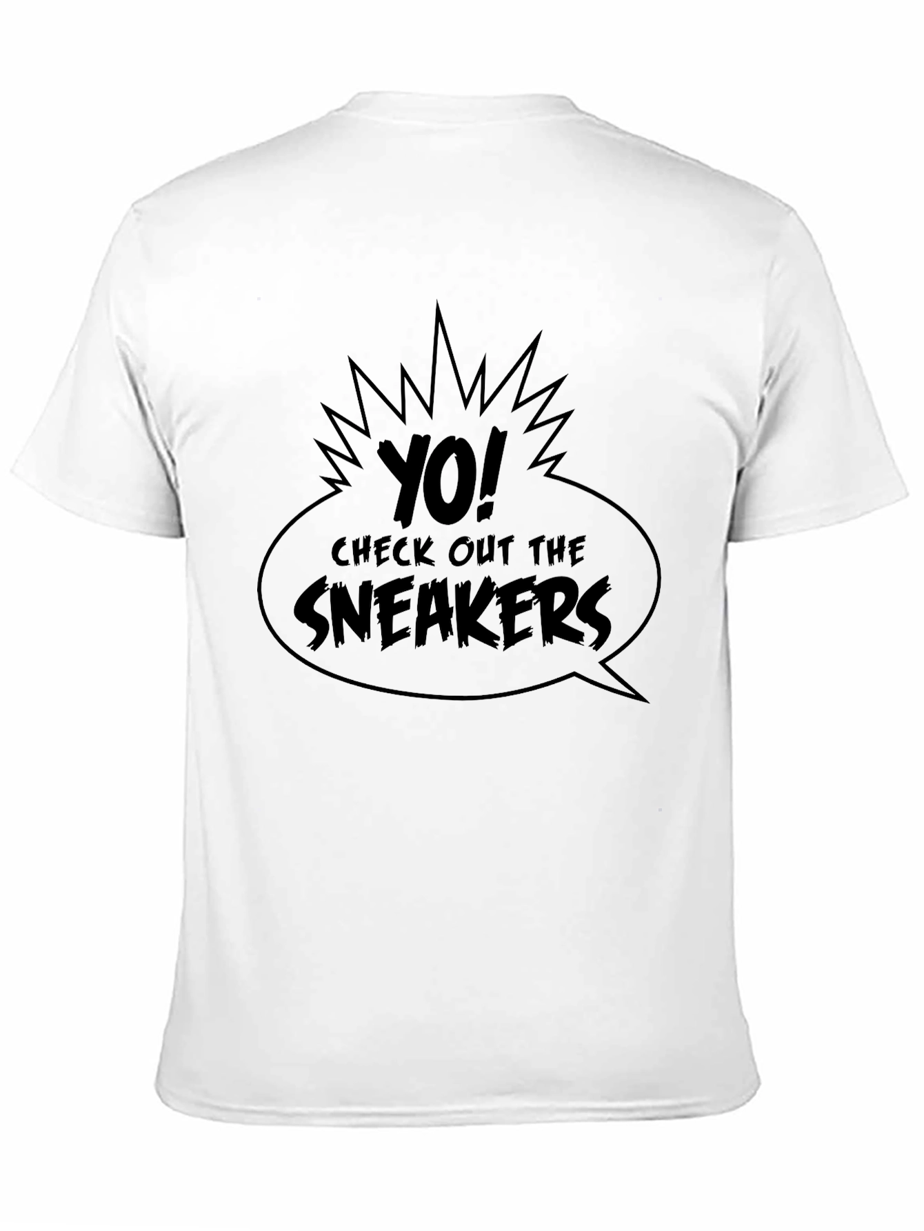 Yo! Check Out The Sneakers Black T-Shirt