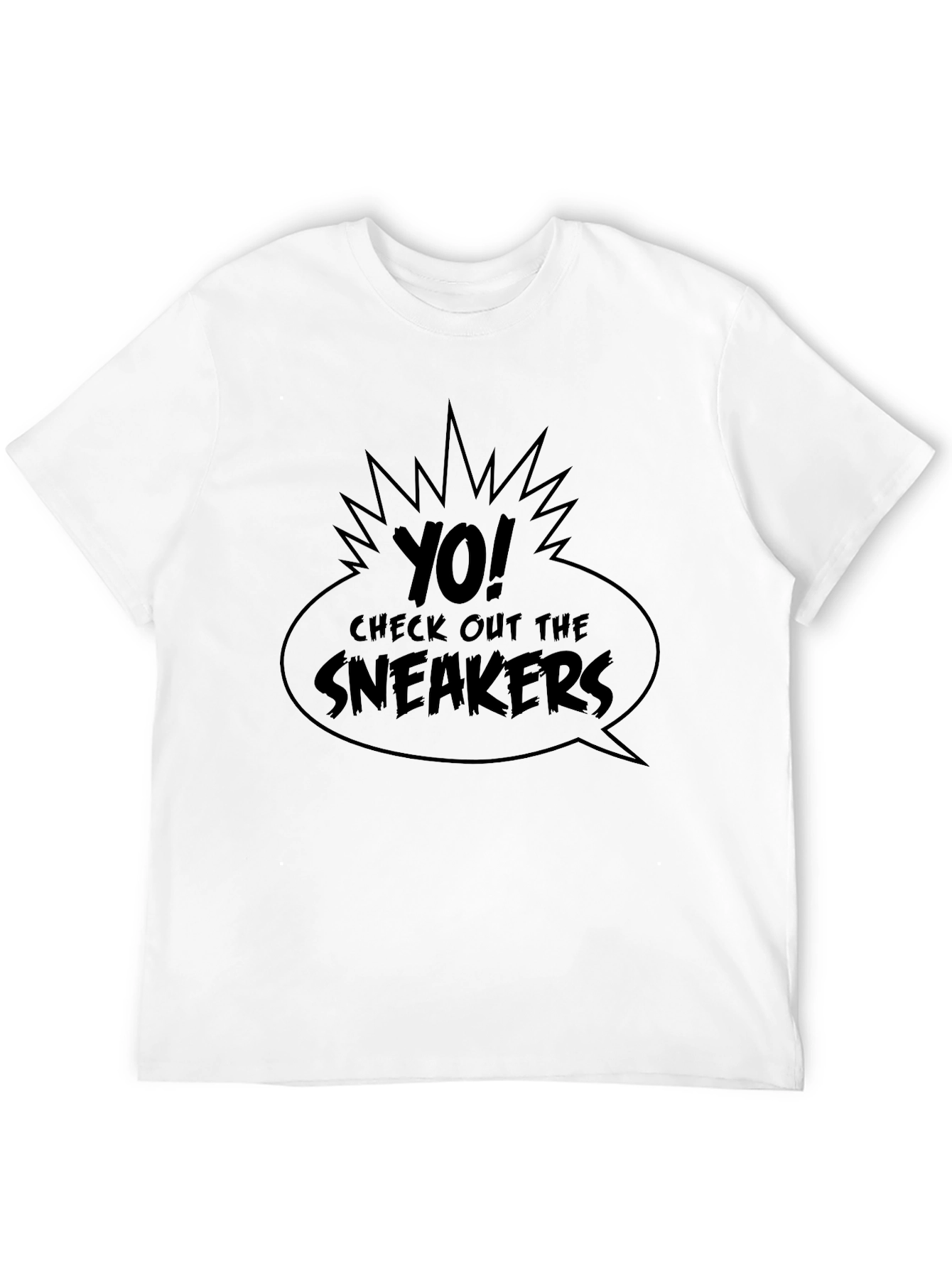 Yo! Check Out The Sneakers Black T-Shirt
