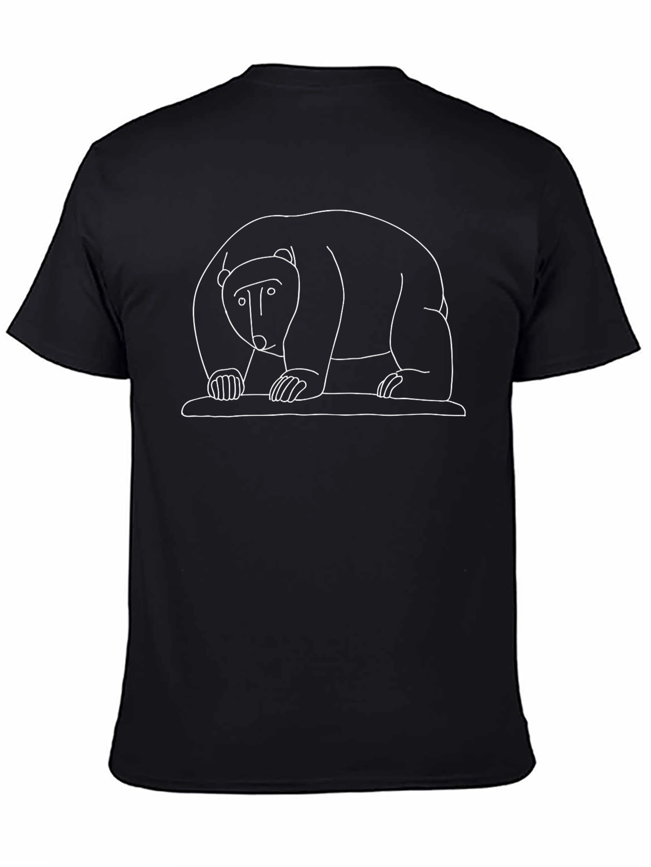 Bear Graphic Tee - Mens Black T-Shirt