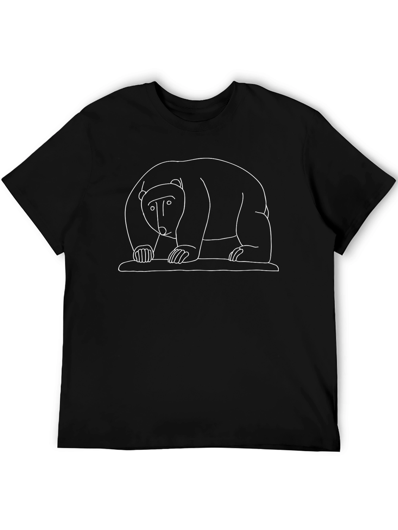 Bear Graphic Tee - Mens Black T-Shirt