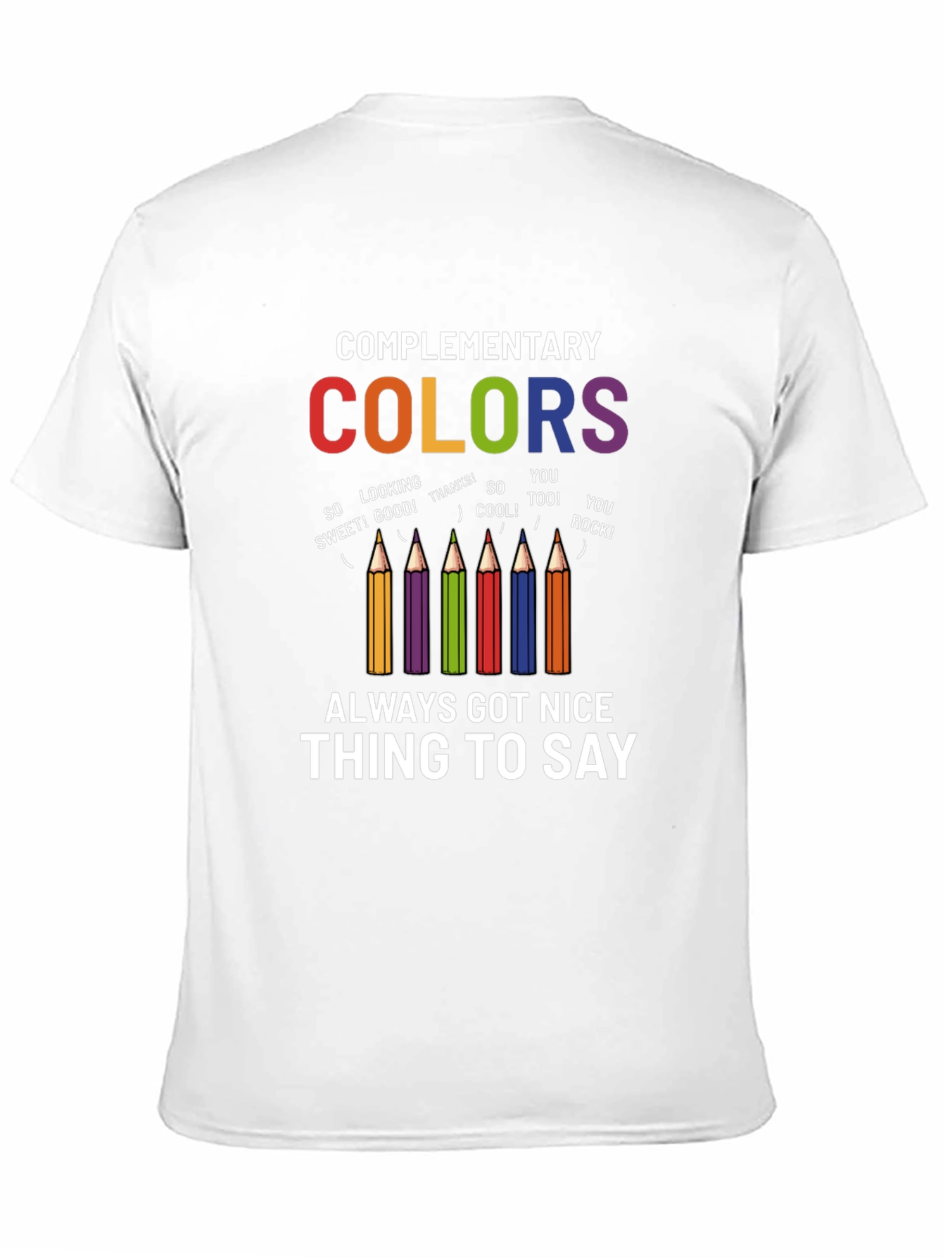Complementary Colors Graphic Tee
