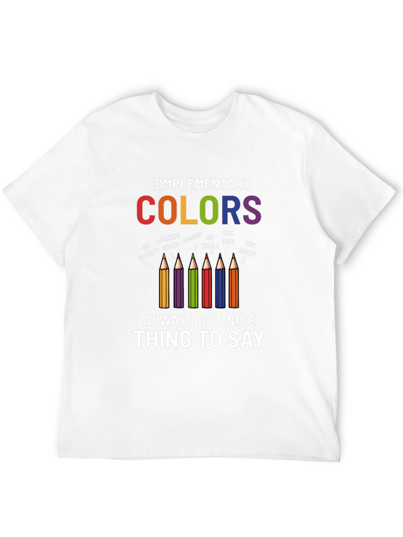 Complementary Colors Graphic Tee