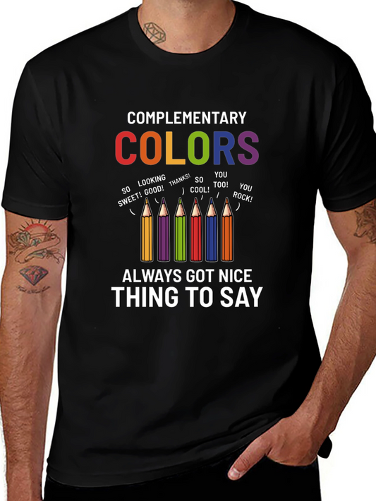 Complementary Colors Graphic Tee
