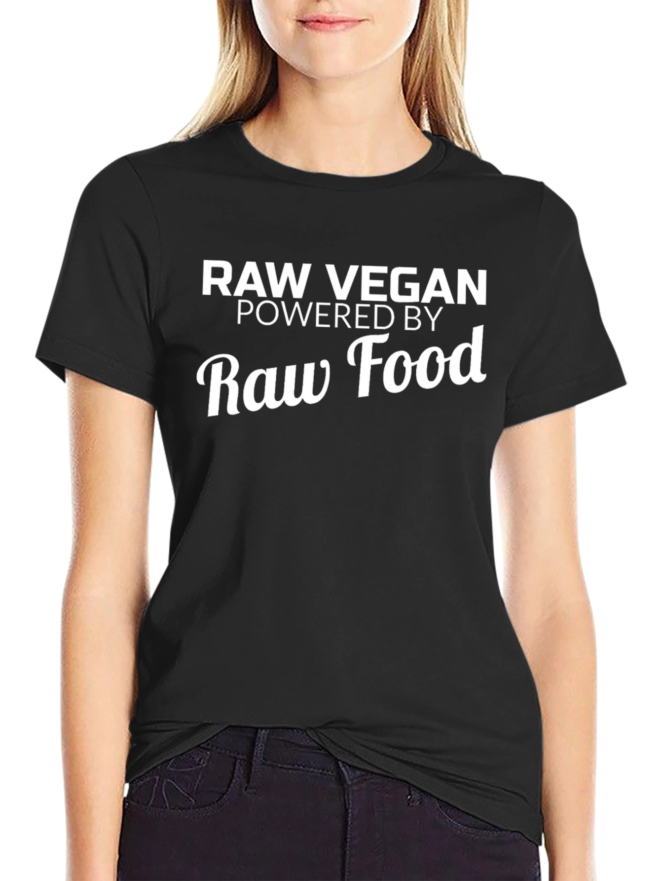 Raw Vegan Powered By Raw Food T-Shirt