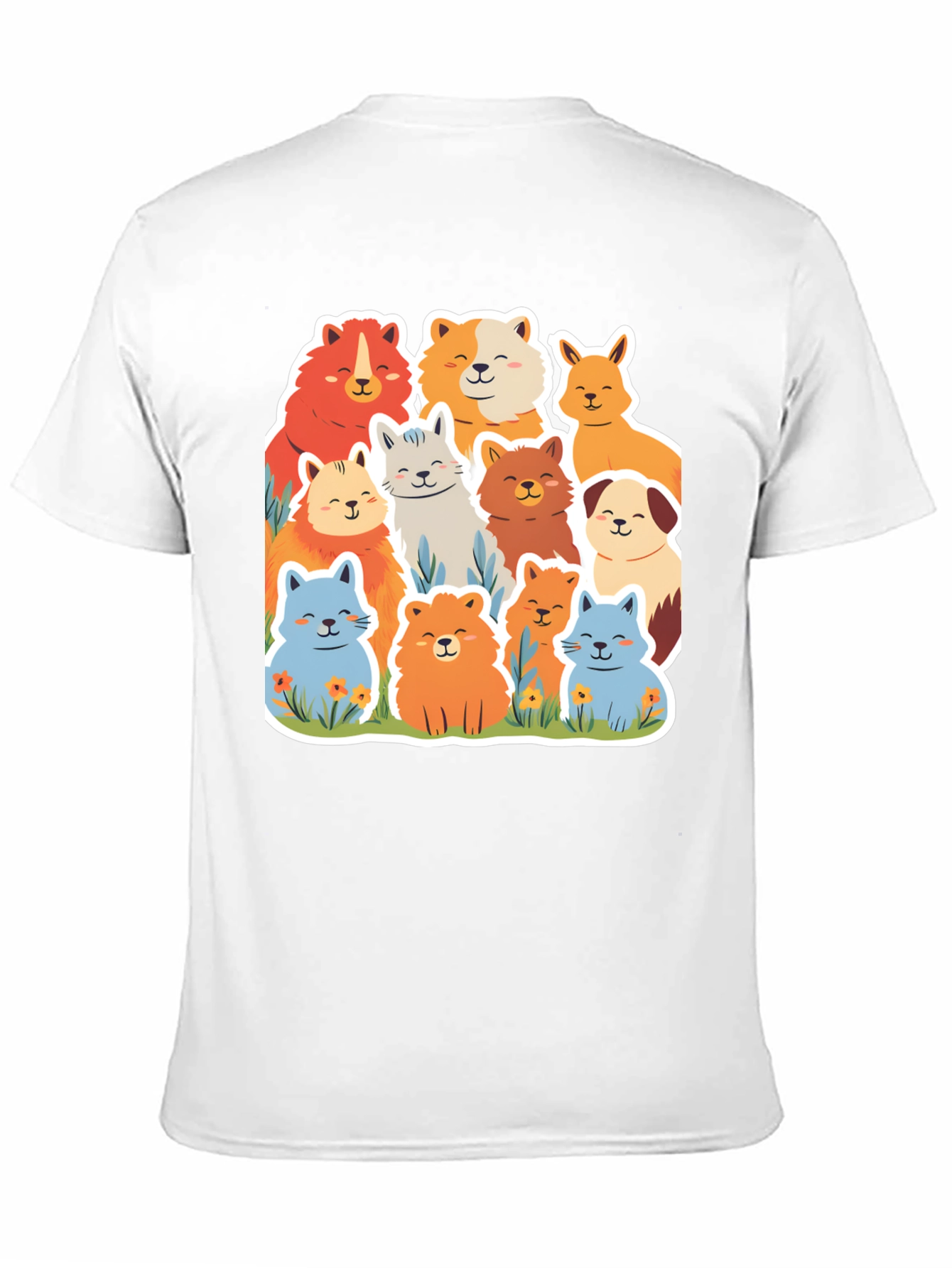 Cute Dog Breed Cartoon Graphic Tee
