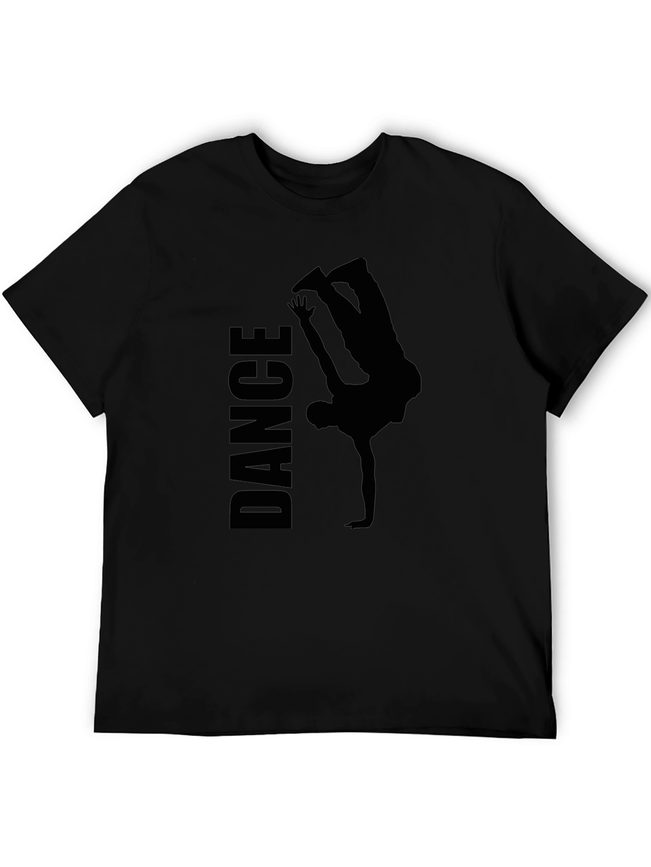 Black Dance Graphic Tee - Stylish Streetwear