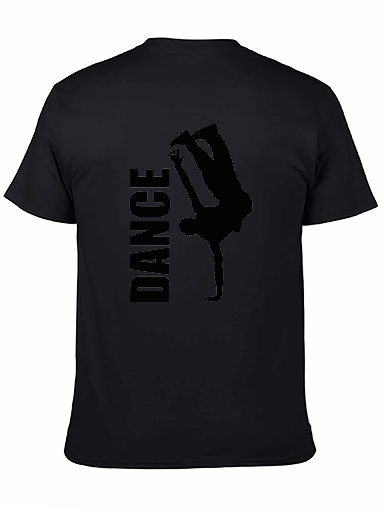 Black Dance Graphic Tee - Stylish Streetwear