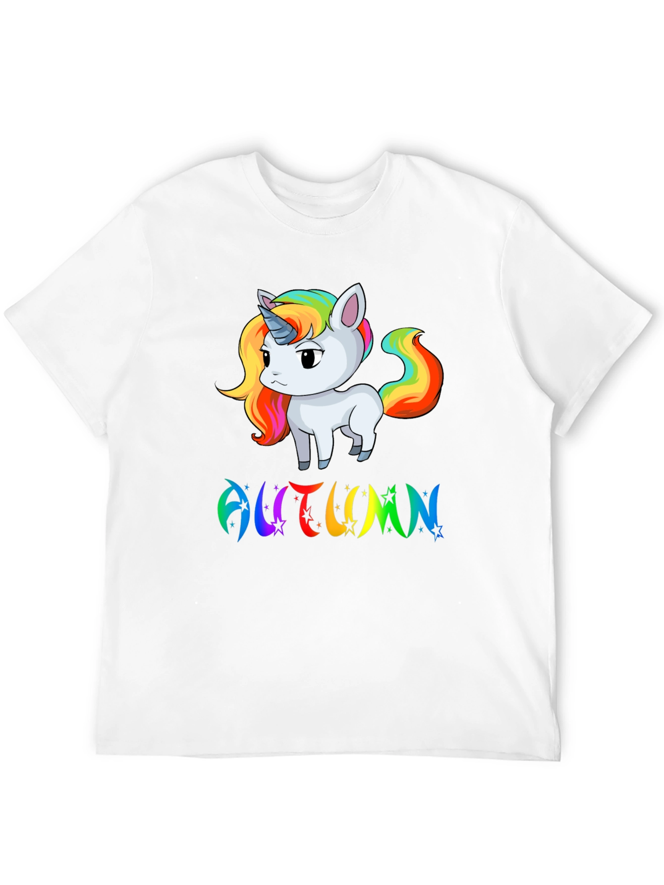 Autumn Unicorn Rainbow T-Shirt