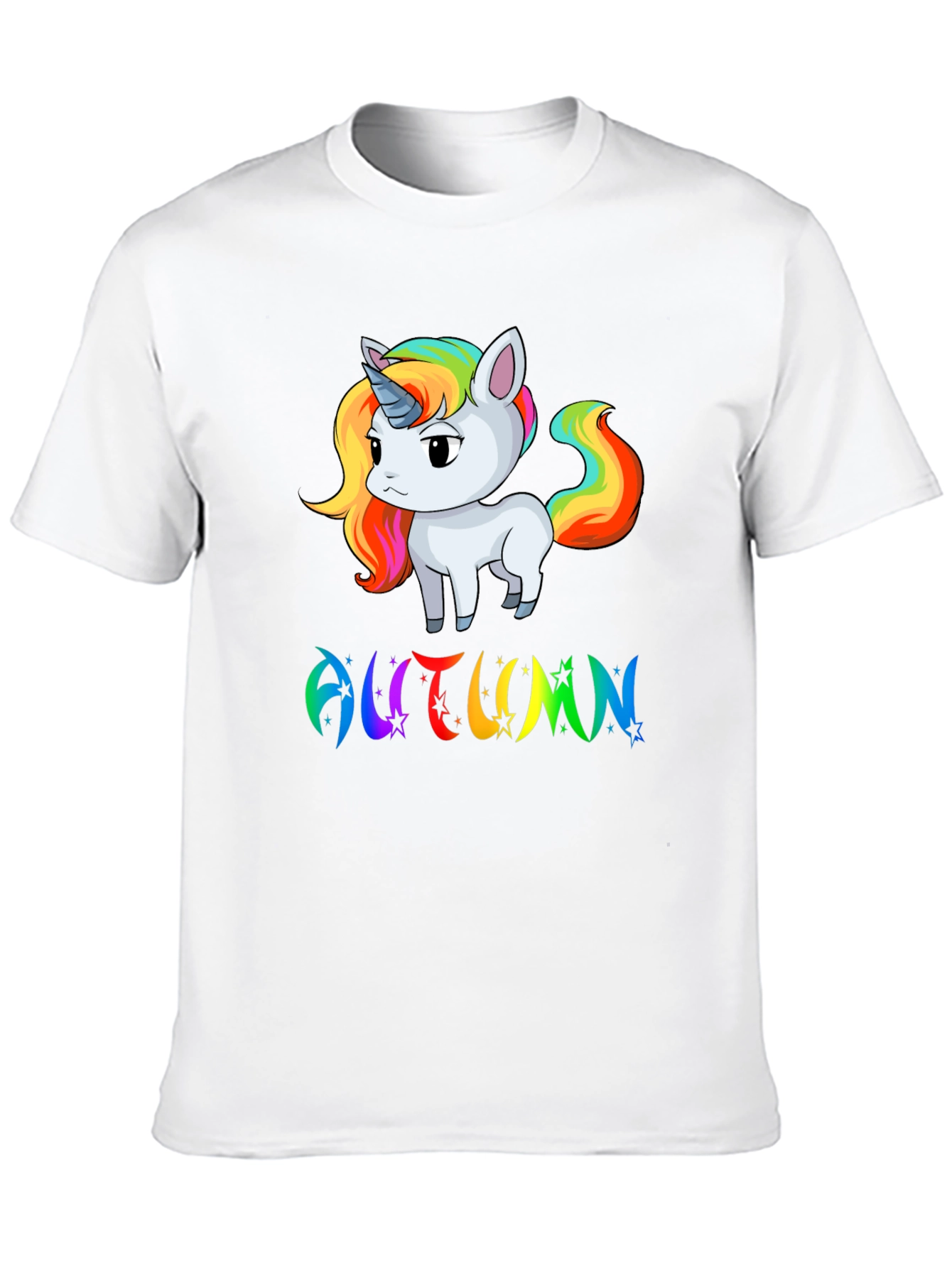 Autumn Unicorn Rainbow T-Shirt