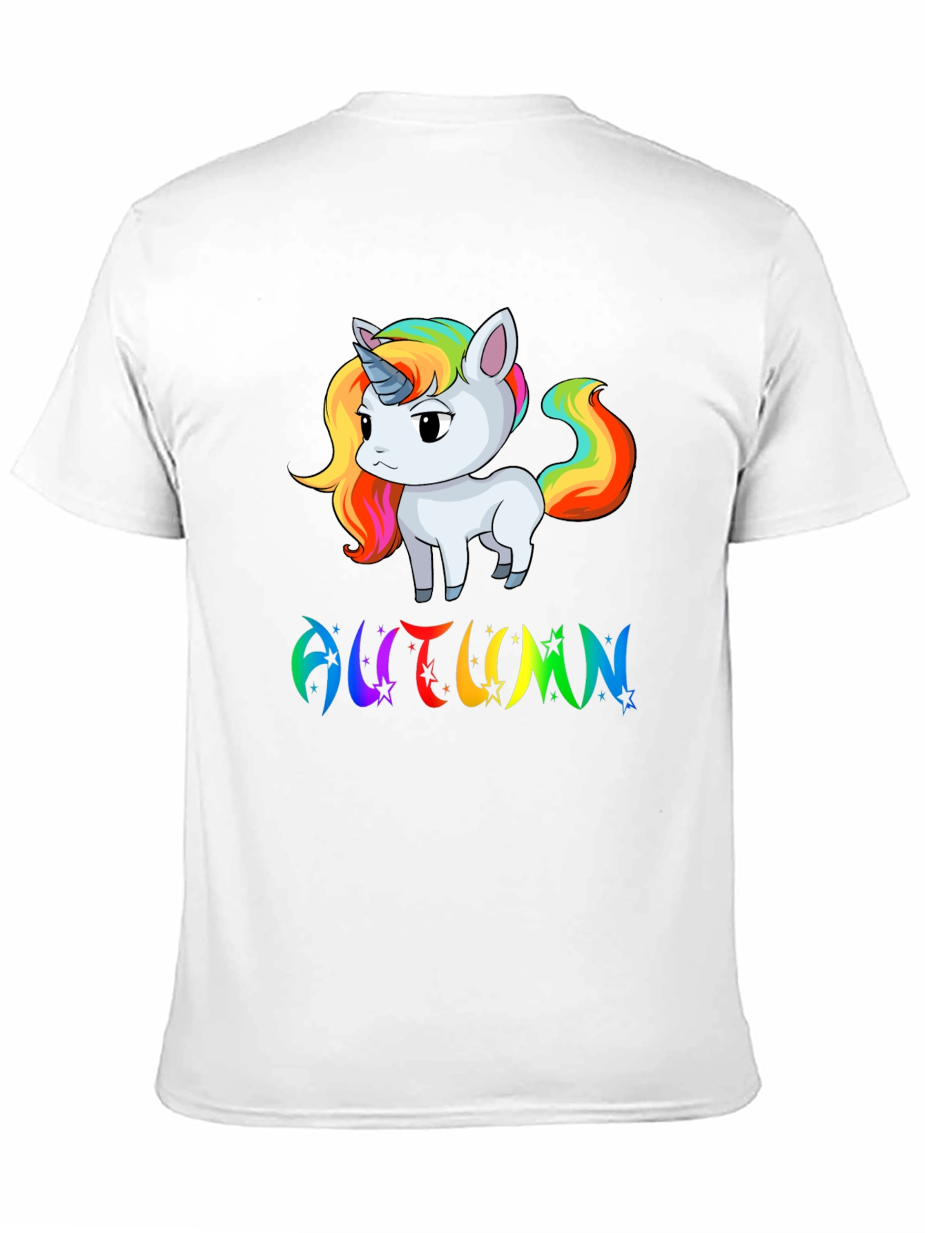 Autumn Unicorn Rainbow T-Shirt