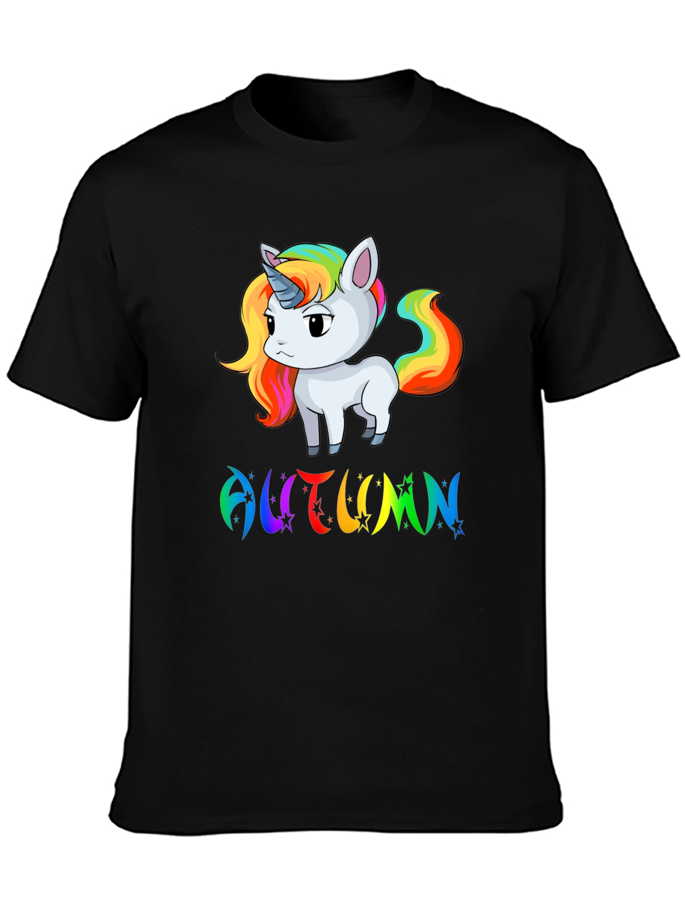 Autumn Unicorn Rainbow T-Shirt