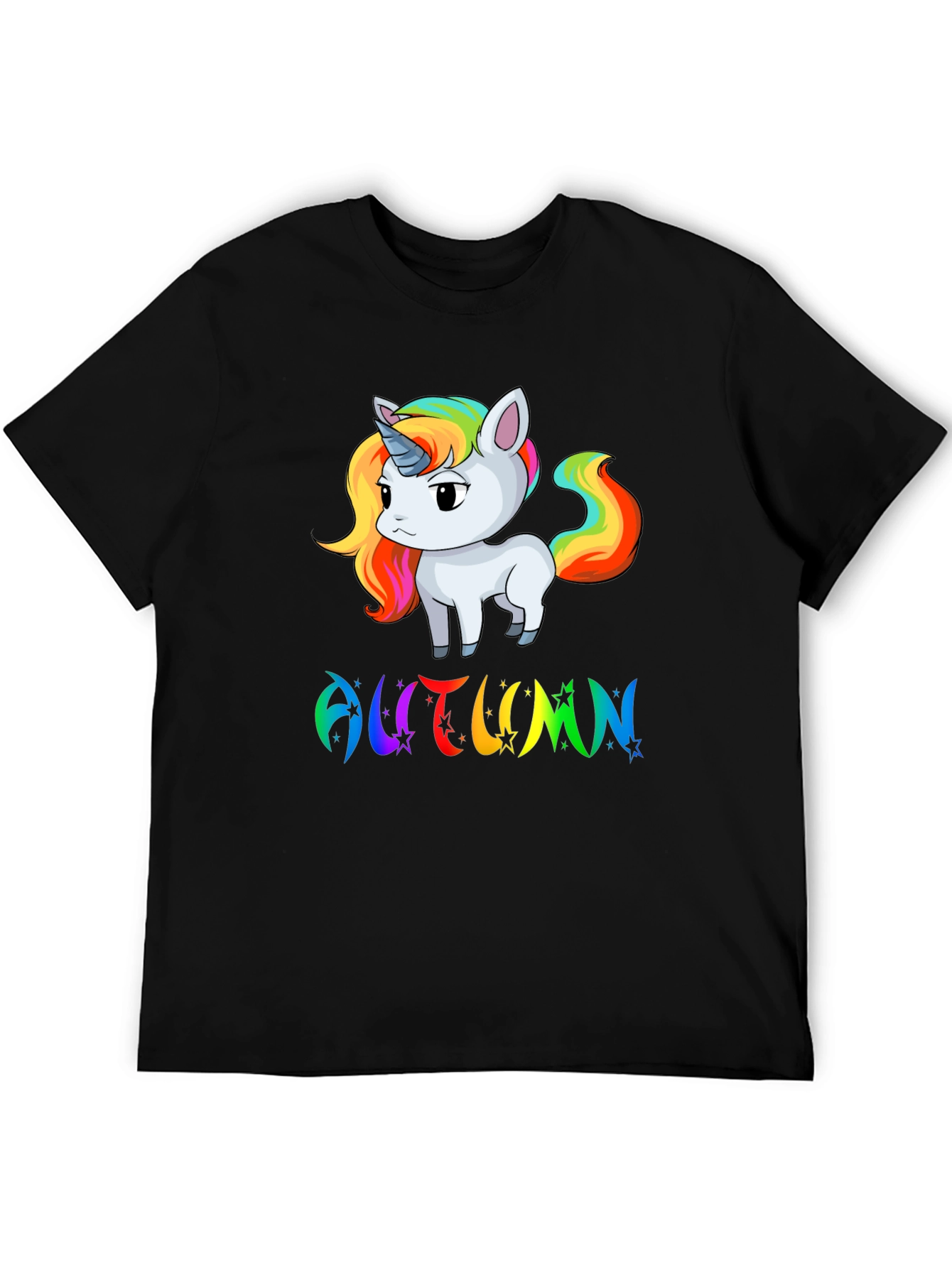 Autumn Unicorn Rainbow T-Shirt