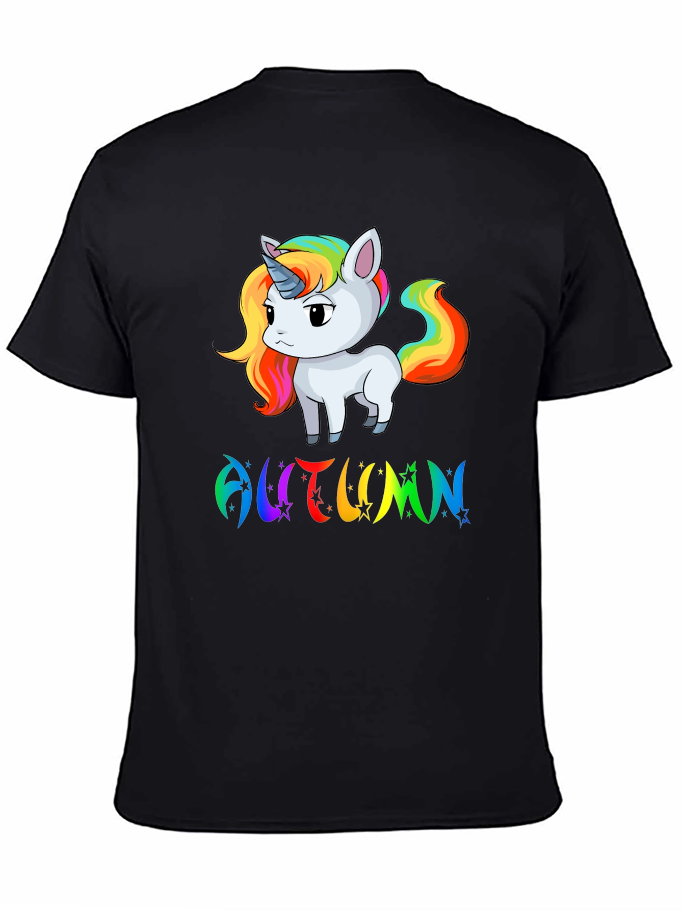 Autumn Unicorn Rainbow T-Shirt
