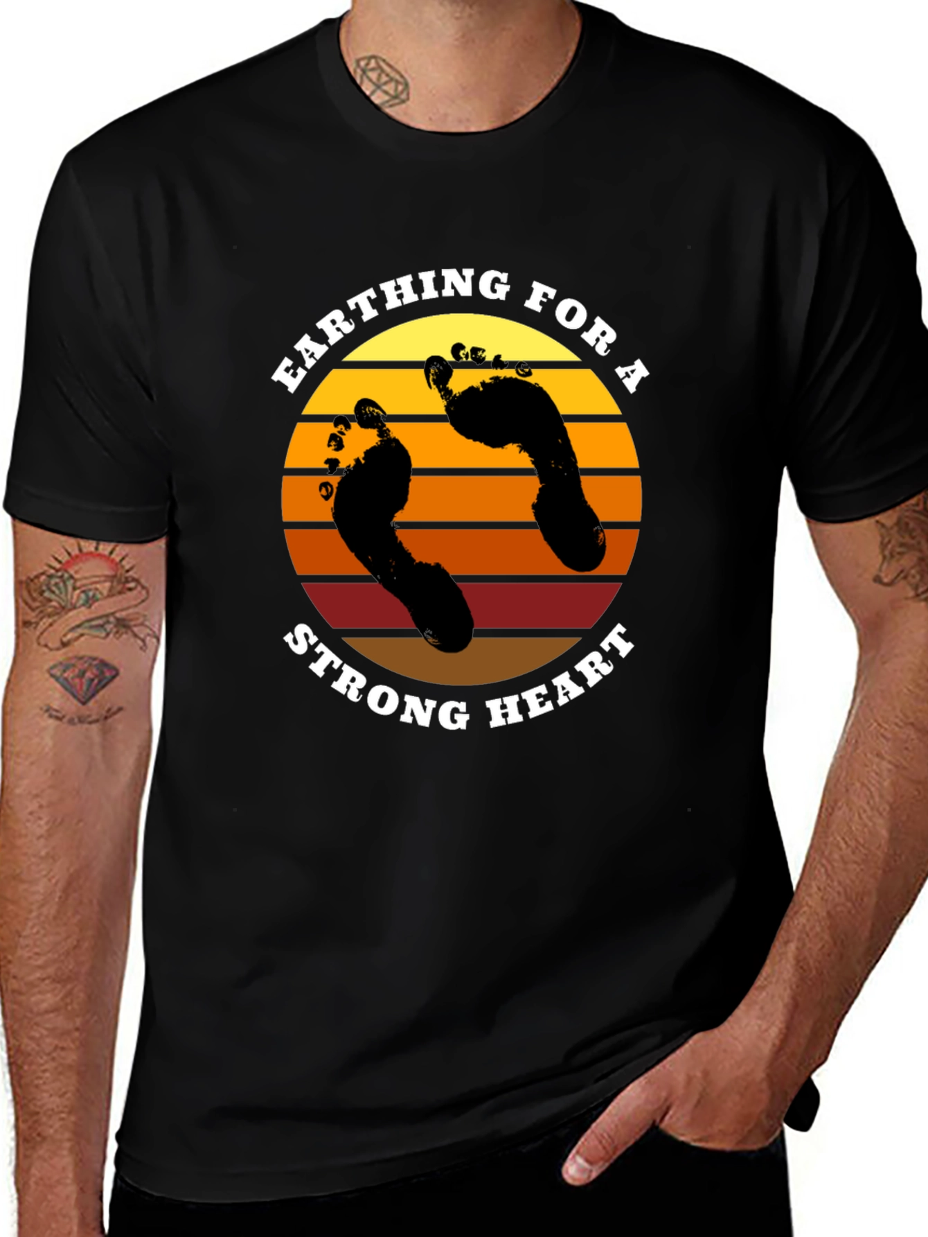 Earthing For A Strong Heart T-Shirt