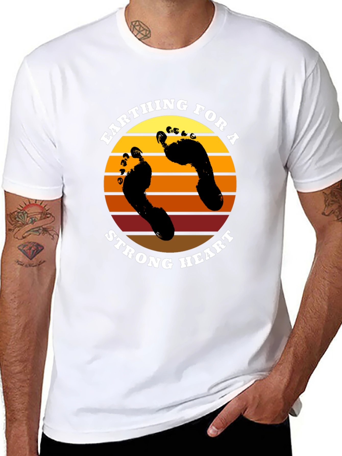 Earthing For A Strong Heart T-Shirt