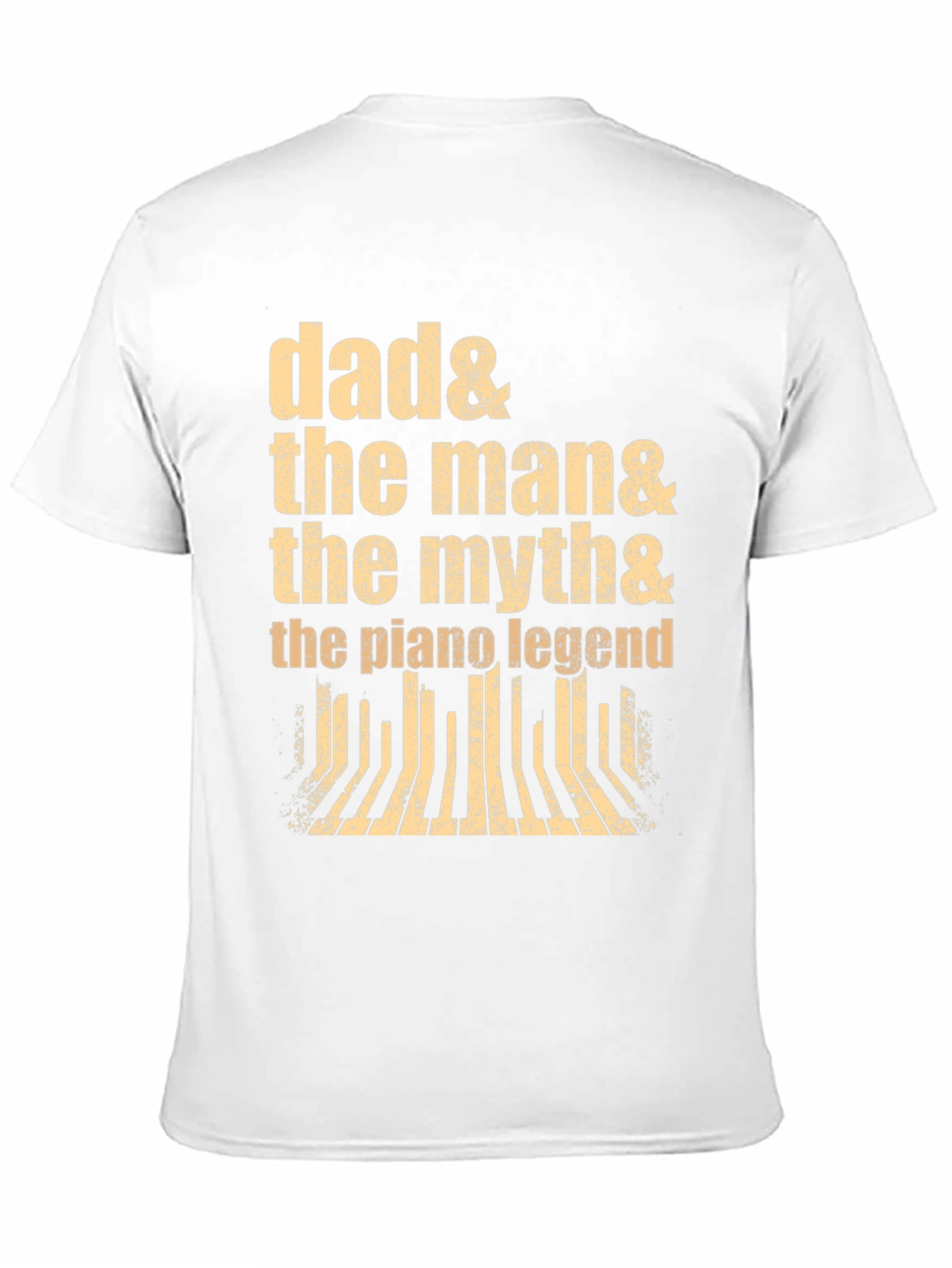 Dad Piano Legend Graphic Tee - Musician Gift