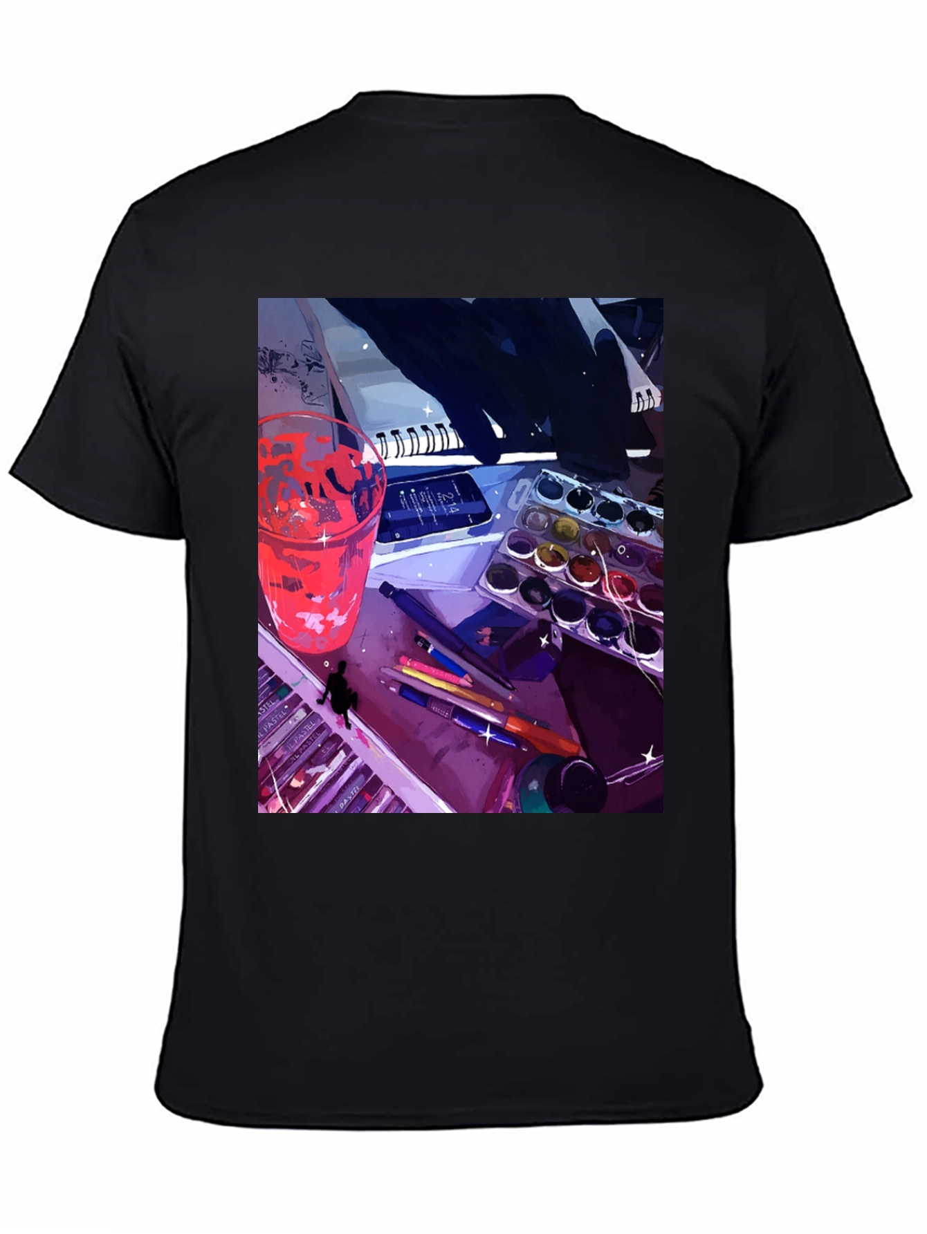 Artists Desk Graphic Tee - Creative Expression