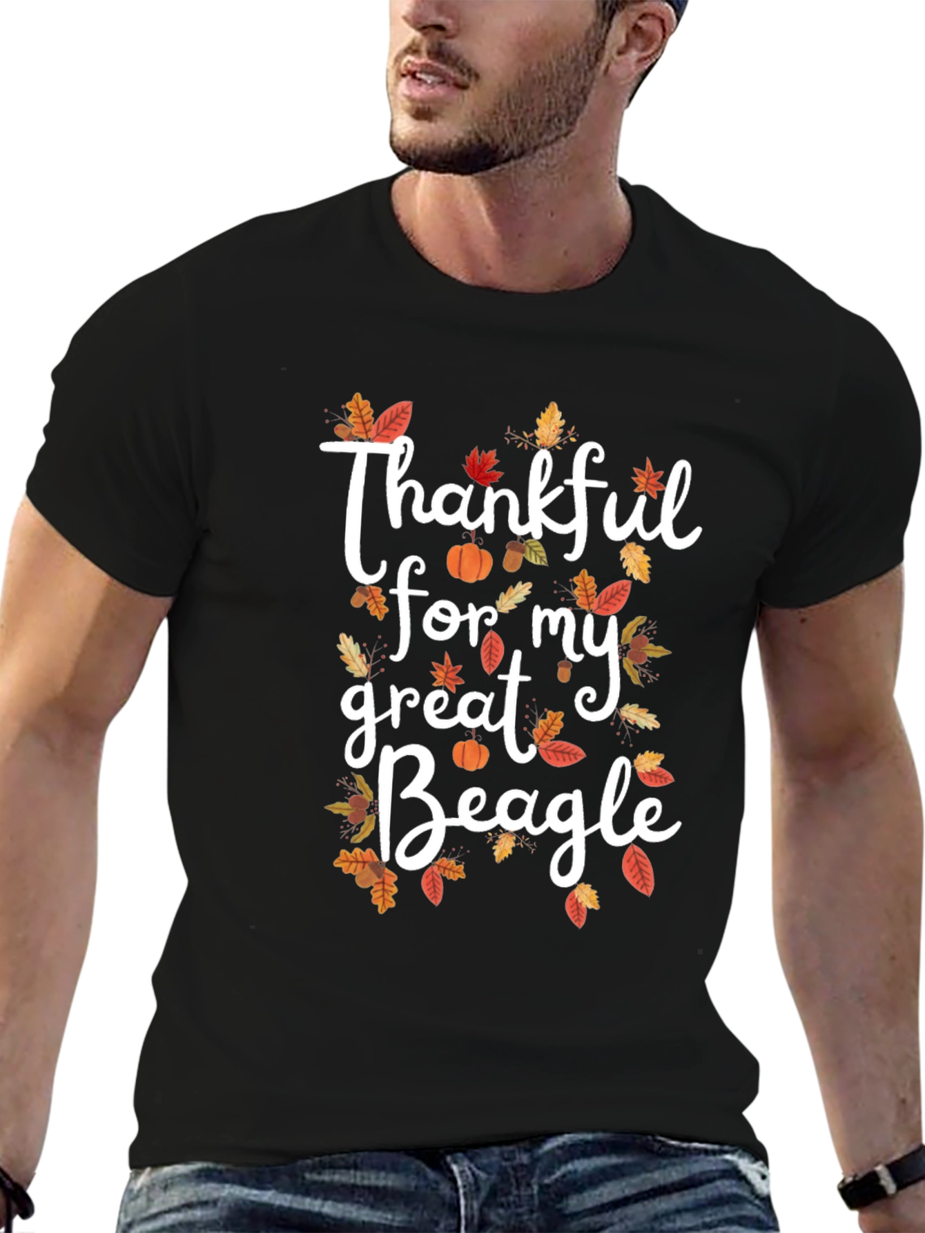 Thankful For My Great Beagle Graphic Tee