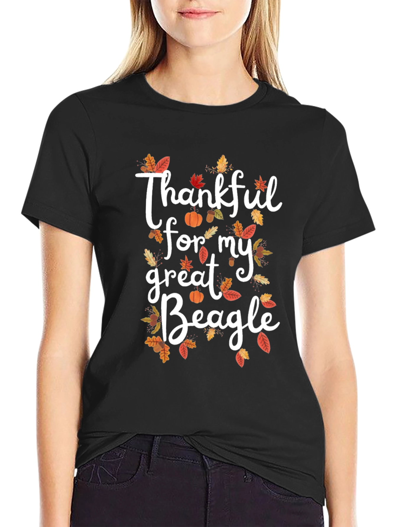 Thankful For My Great Beagle Graphic Tee