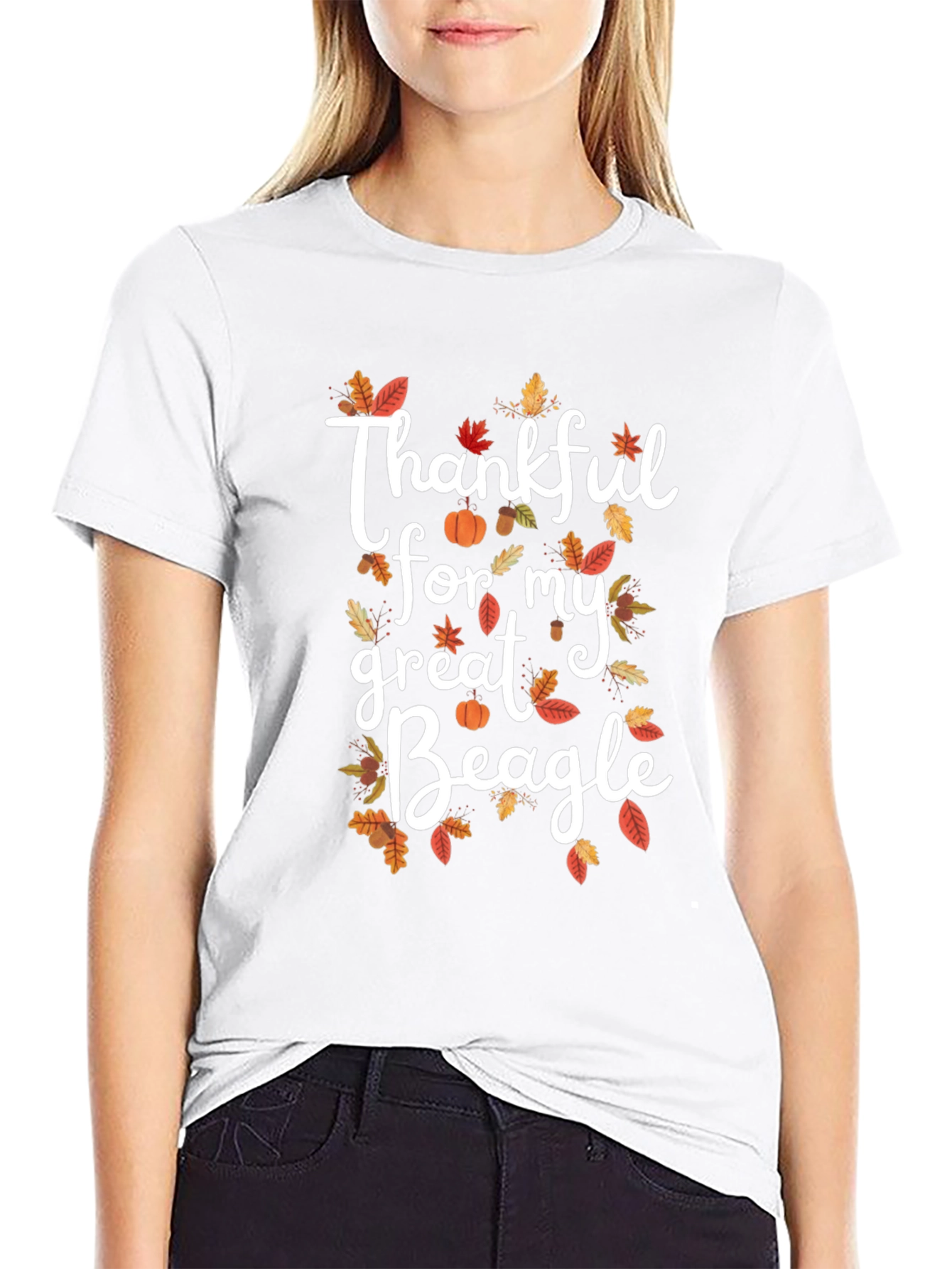 Thankful For My Great Beagle Graphic Tee