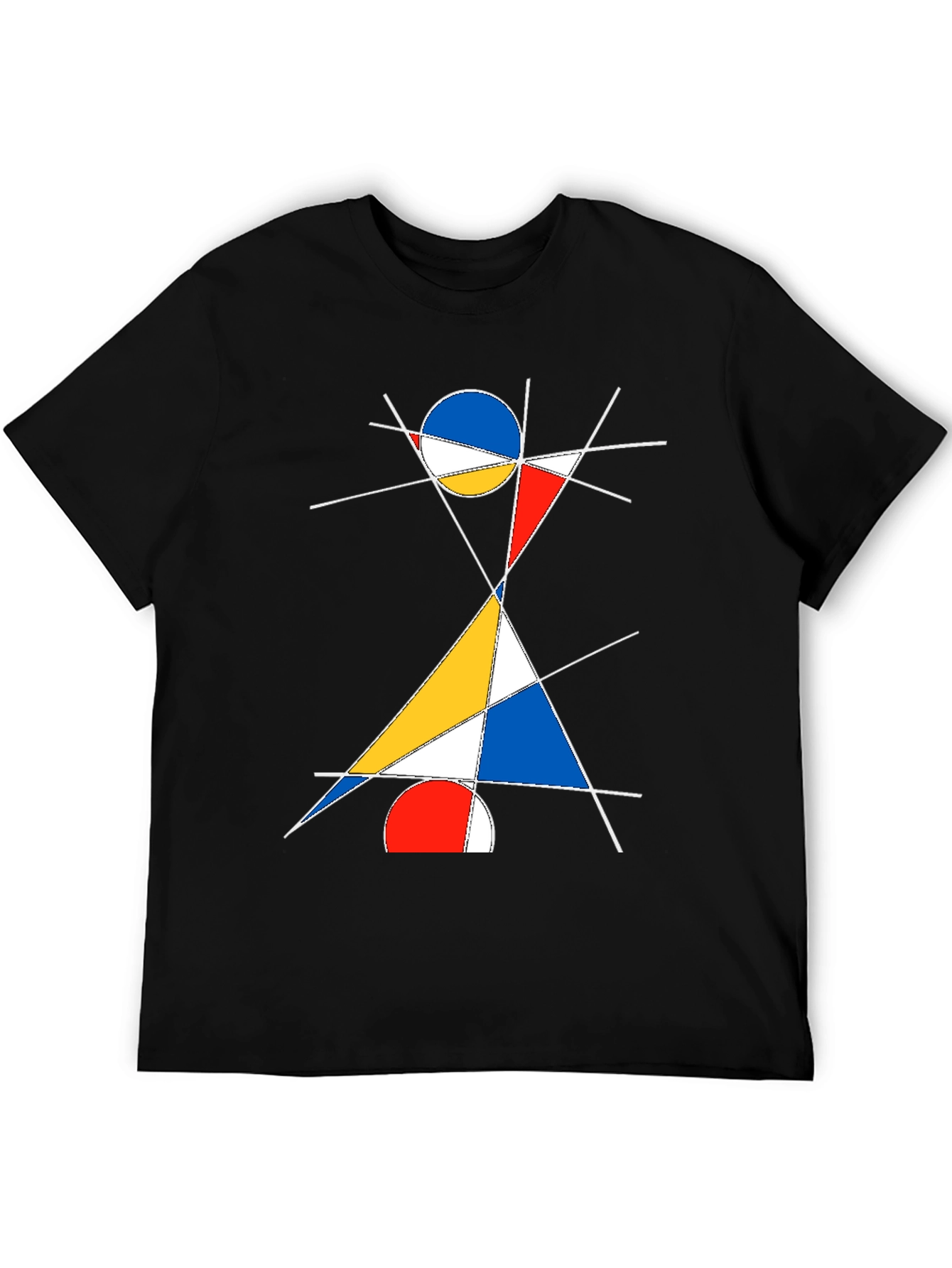 Abstract Geometric T-Shirt: Modern Art Design